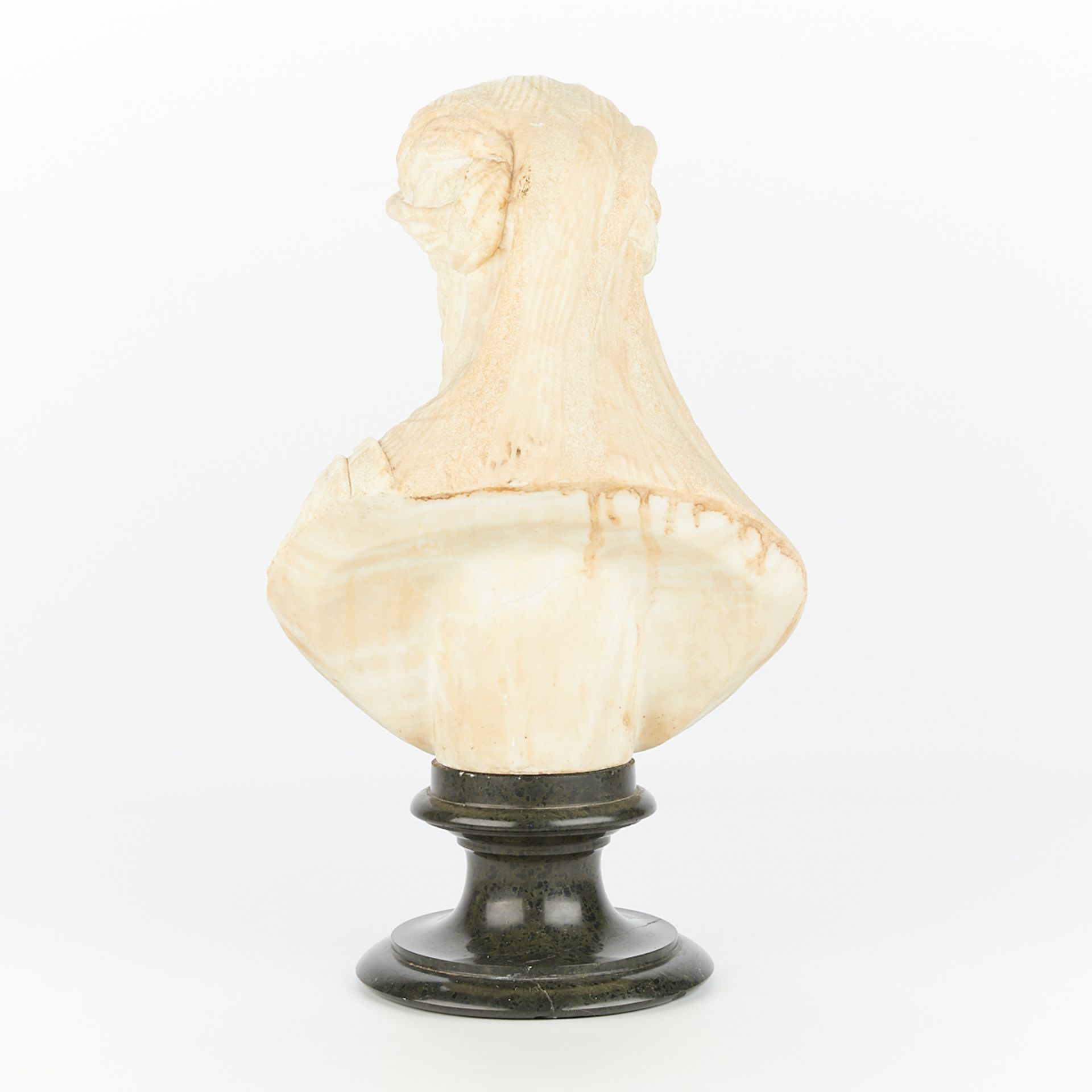 Alabaster Bust with Plinth - Image 5 of 12