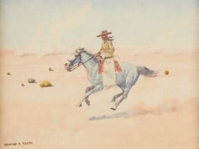 Leonard Reedy "Dust Devils" Painting