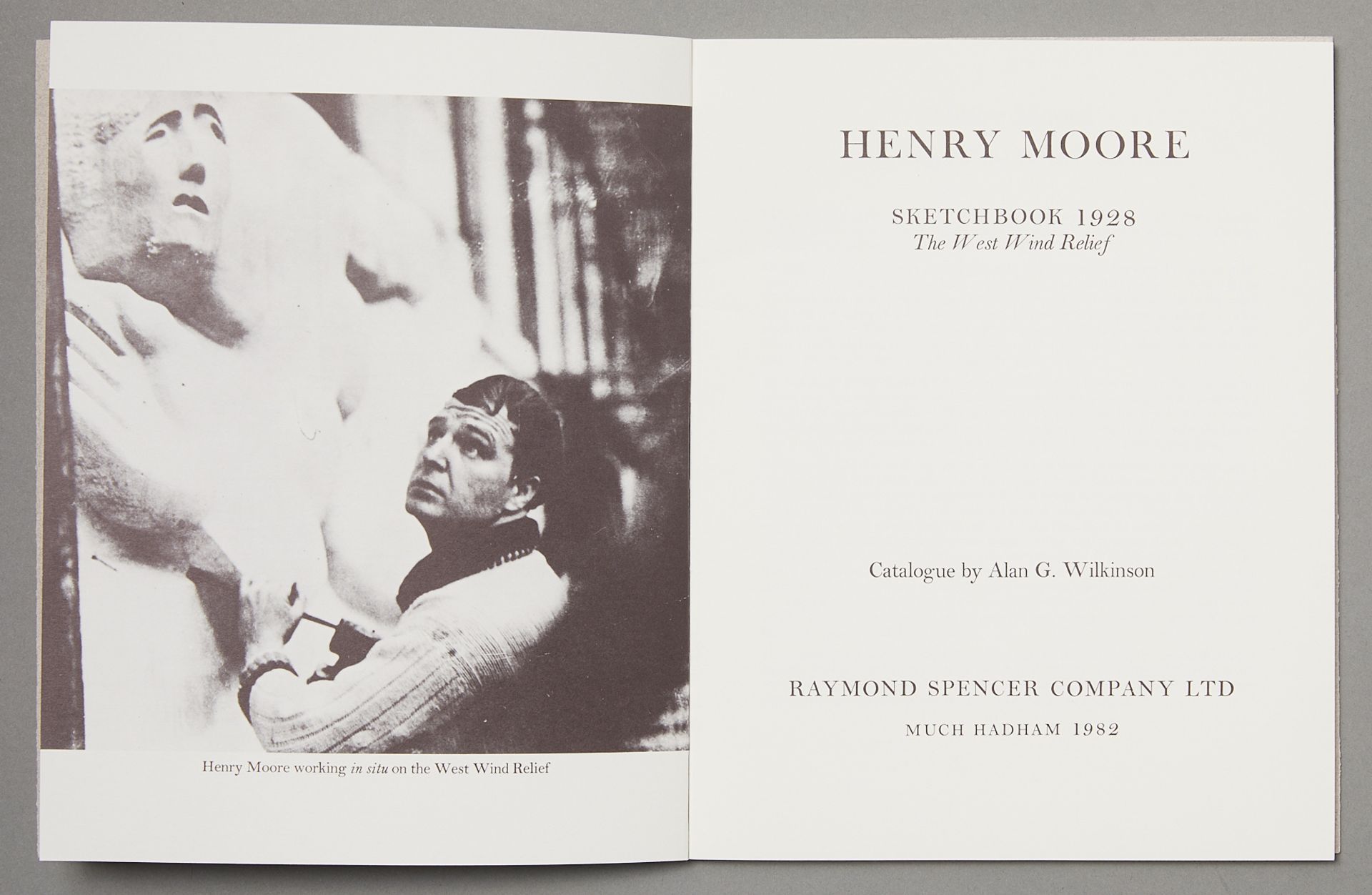 Henry Moore West Wind Relief Sketchbooks & Print - Bild 11 aus 19