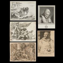 Group of 5 Old Master Etchings