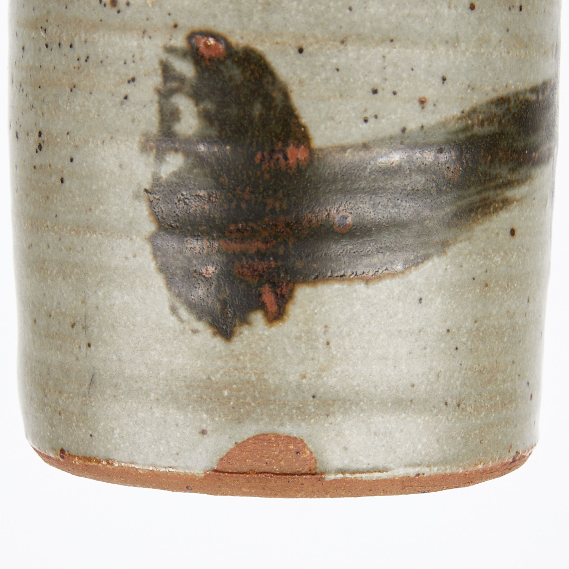 Peter Leach Ceramic Lidded Vessel - Marked - Bild 9 aus 10