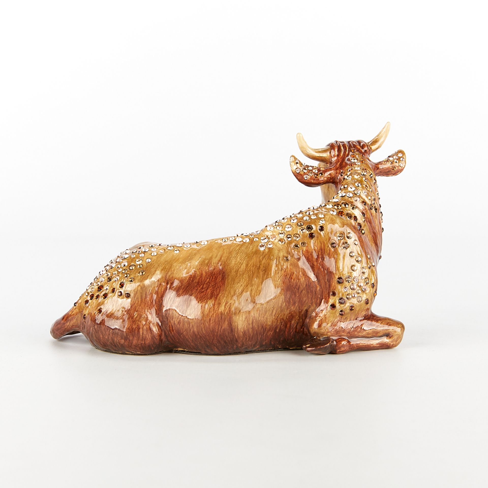Jay Strongwater Ox Figurine for Nativity - Image 4 of 9
