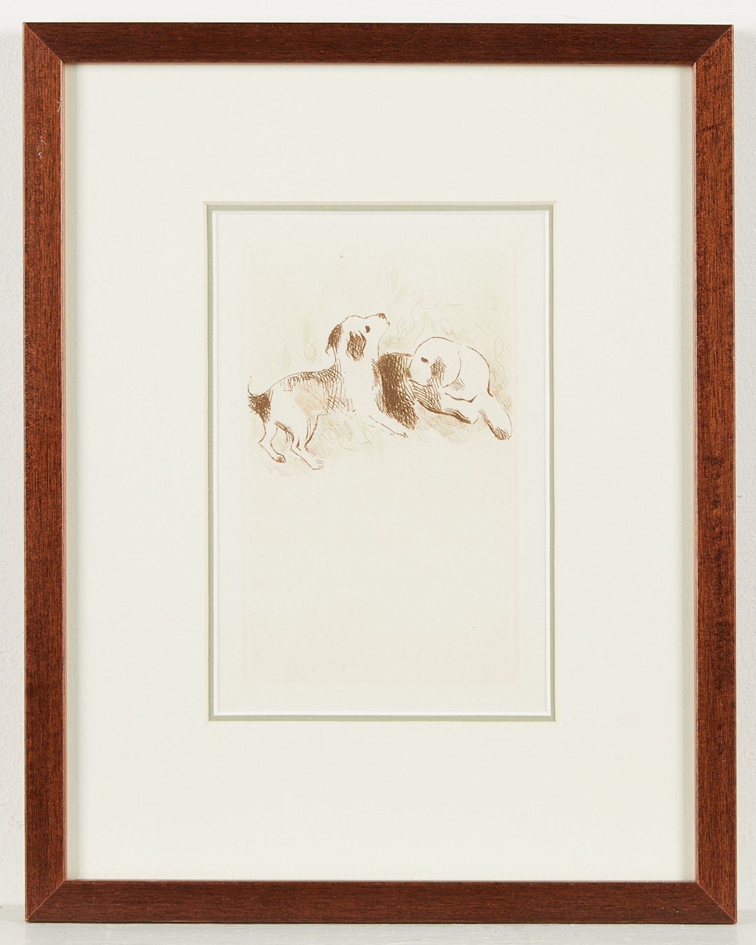 2 Marie Laurencin Aquatints - Cats & Puppies - Bild 3 aus 10