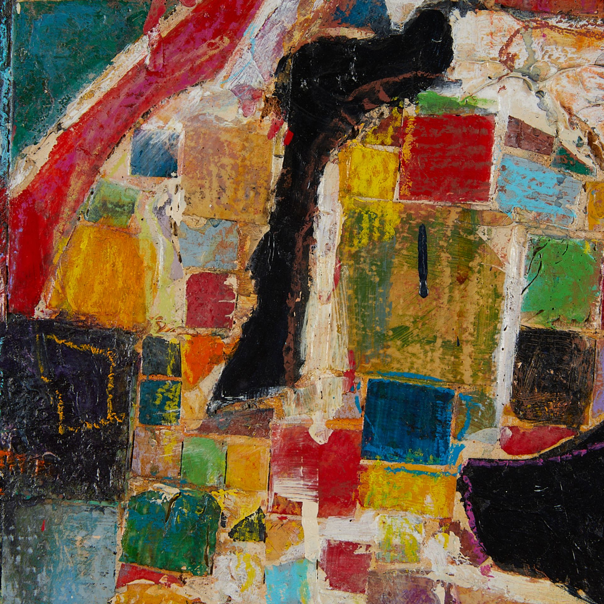 Terence La Noue "Homage To Paul Klee" Mixed Media - Bild 2 aus 6