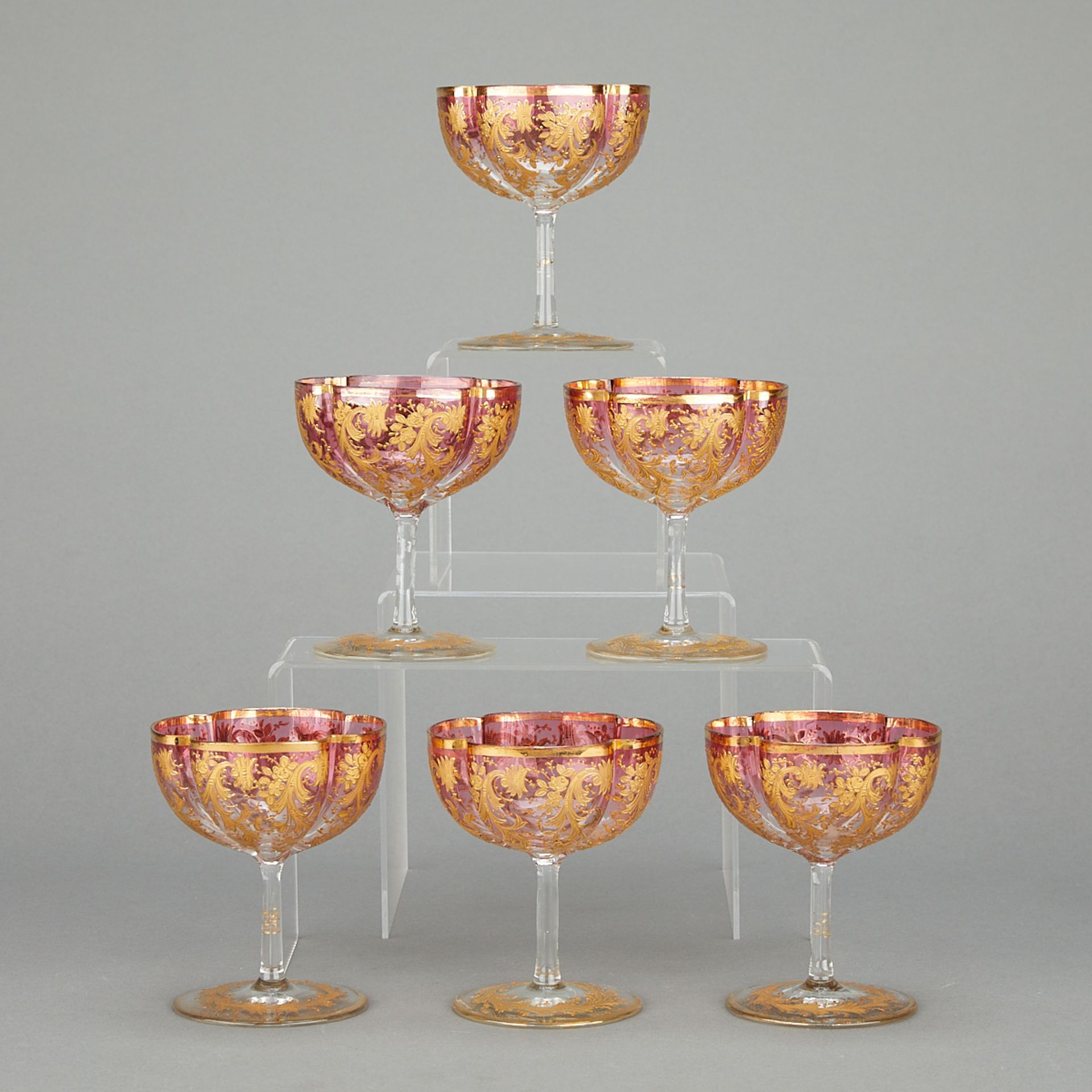 Set of 6 Bohemian Champagne Glasses - Bild 3 aus 10