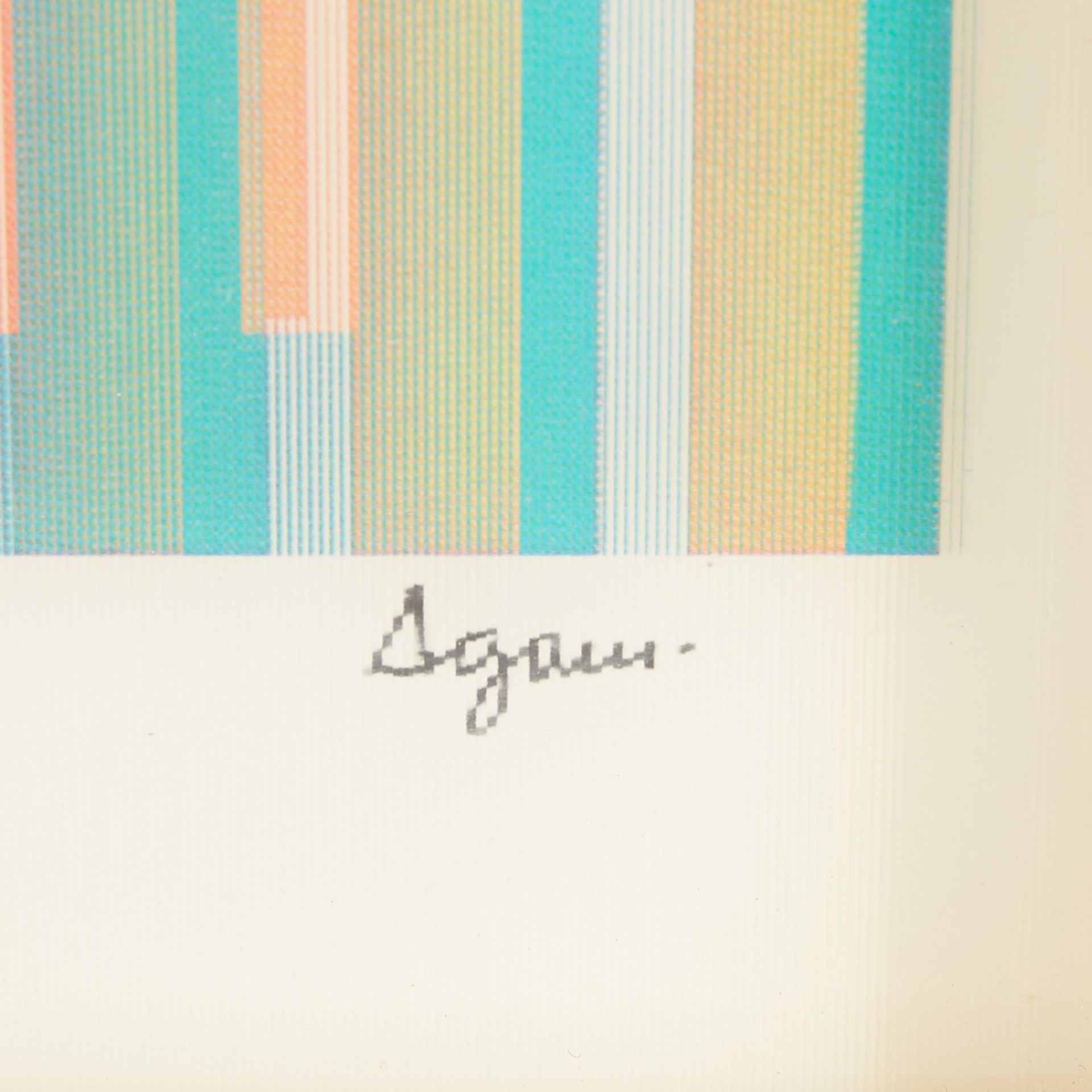 Yaacov Agam "In Deep Prayer" Agamograph Hologram - Bild 6 aus 10