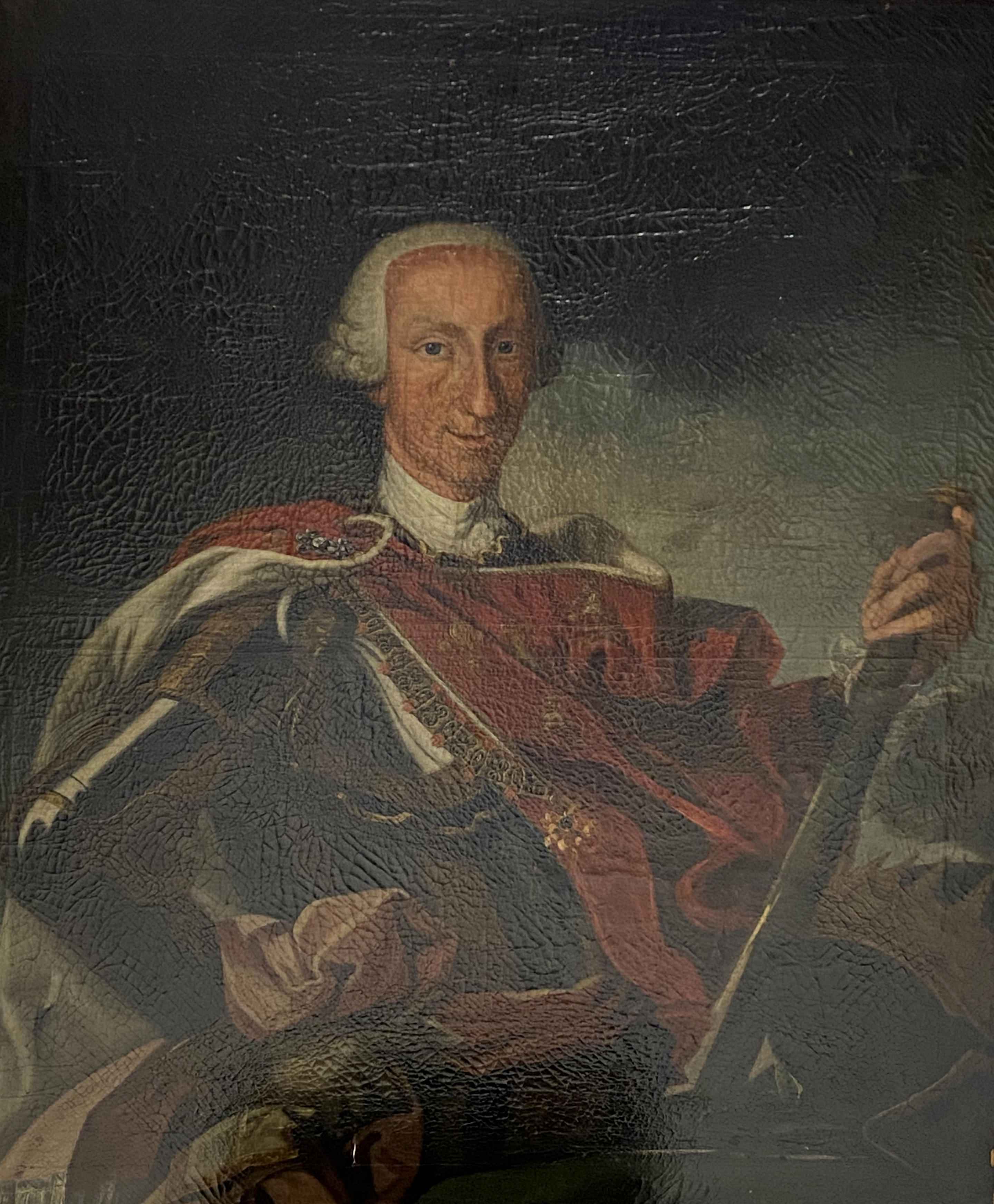 Anton Raphael Mengs (Umkreis / Nachfolge), Bildnis Karls III., König von Spanien