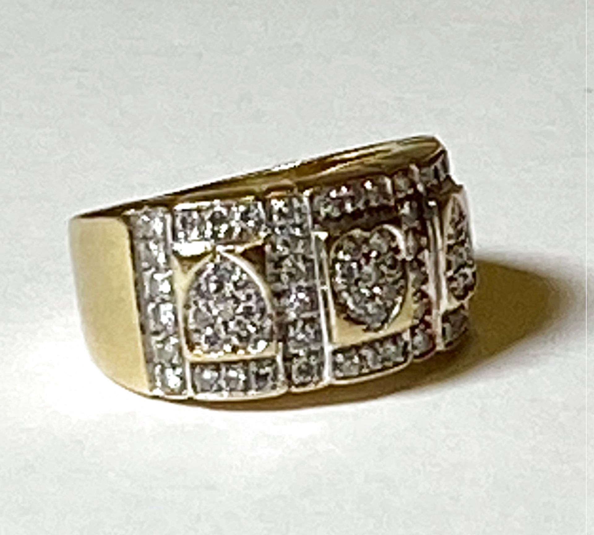 Gold - Diamant - Ring - Image 2 of 3