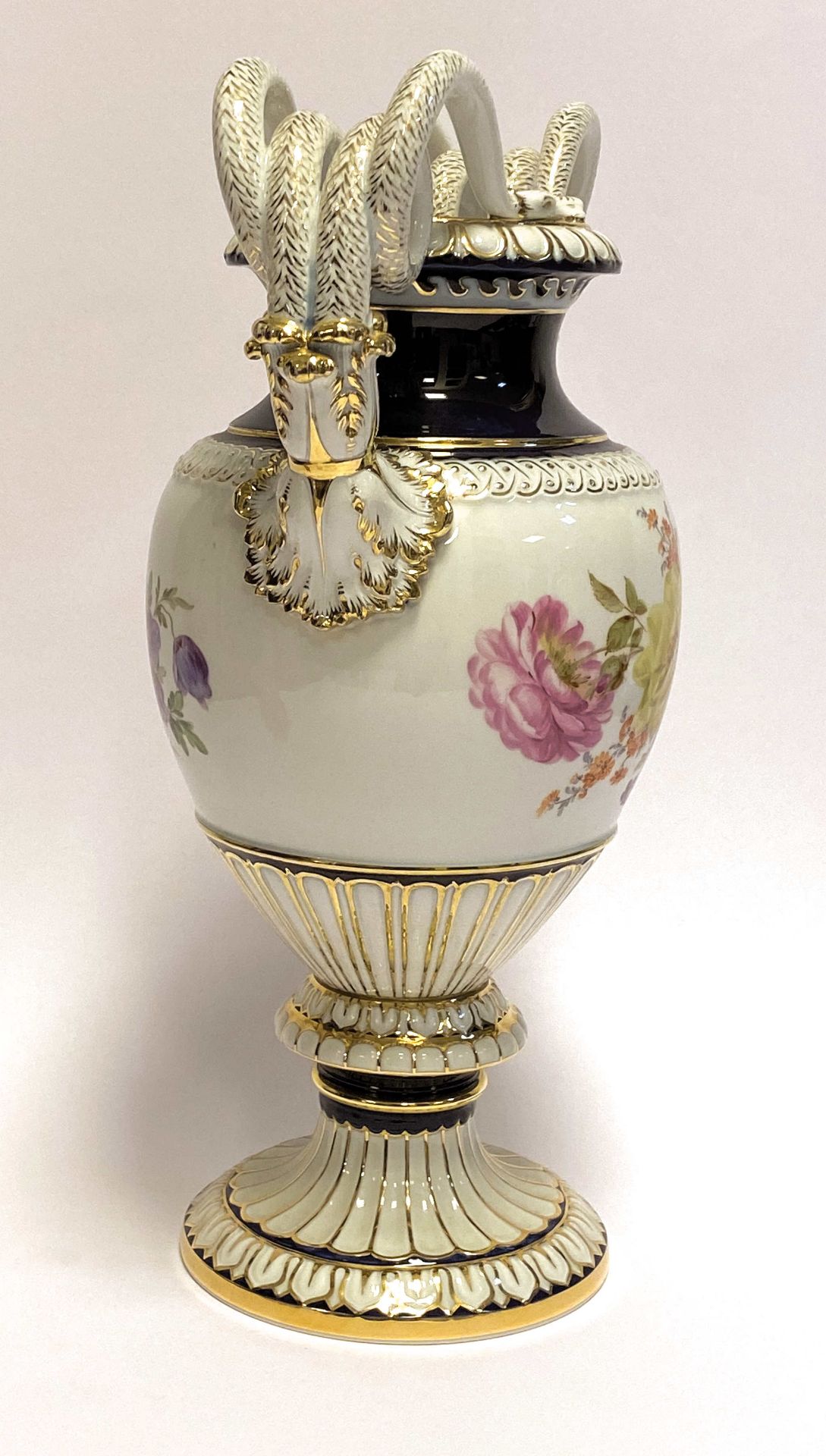 Schlangenhenkelvase Meissen - Image 3 of 4