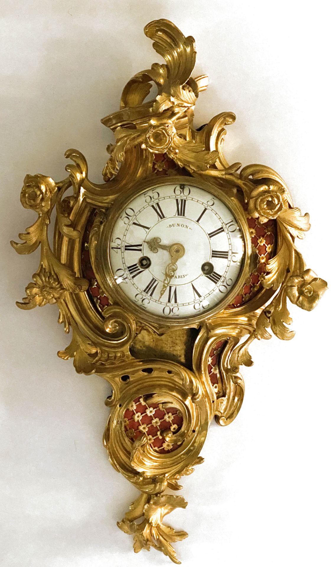 Französische   Cartel - Uhr  um  1770