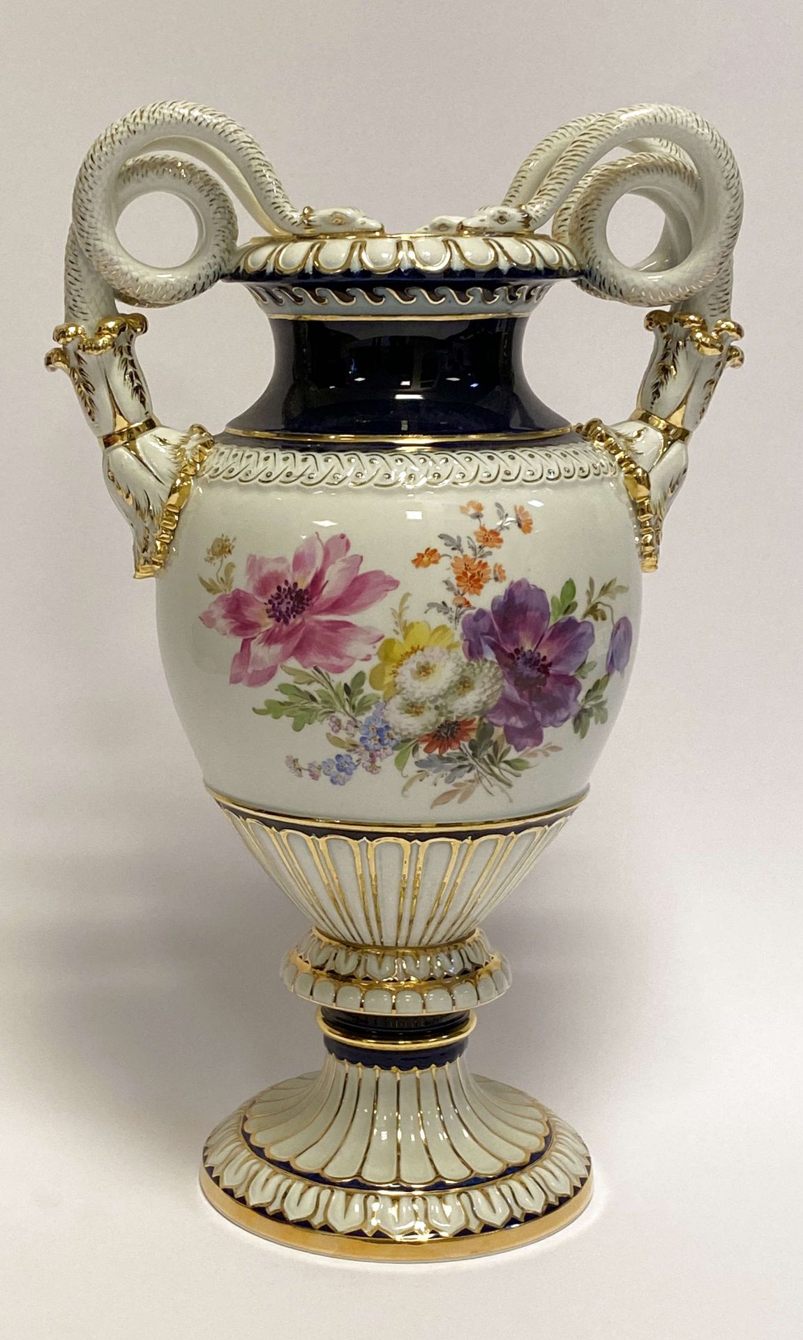 Schlangenhenkelvase Meissen - Image 2 of 4