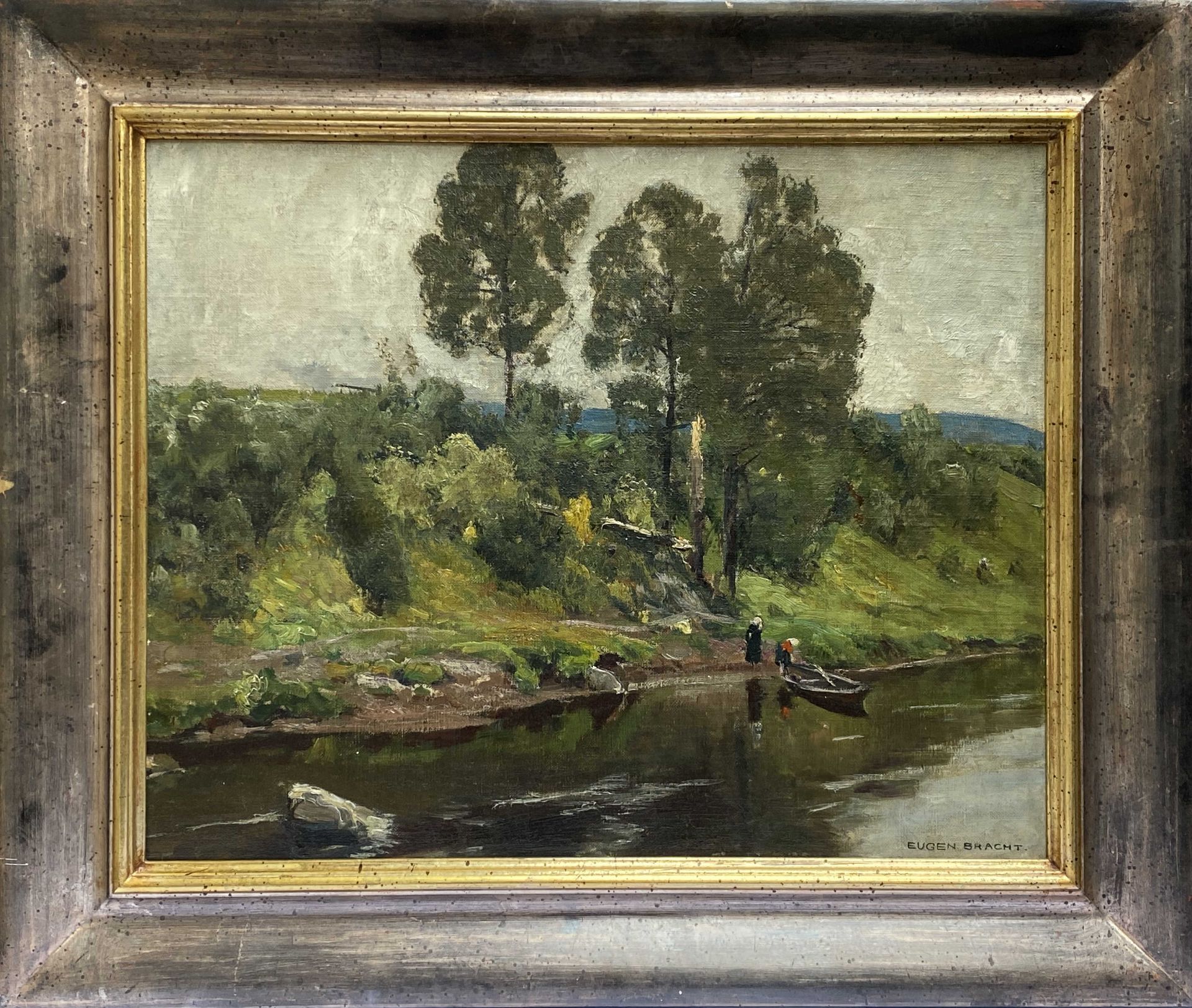 Eugen  Bracht, Am  Ogna-Ufer bei Tolstadt  in Norwegen - Bild 2 aus 5