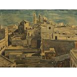 Kurt Haase - Jastrow, Blick auf Cadiz mit der Kathedrale