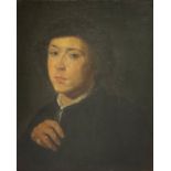 Peter Paul Rubens (Kopie nach): Junger Mann mit schwarzem Barett