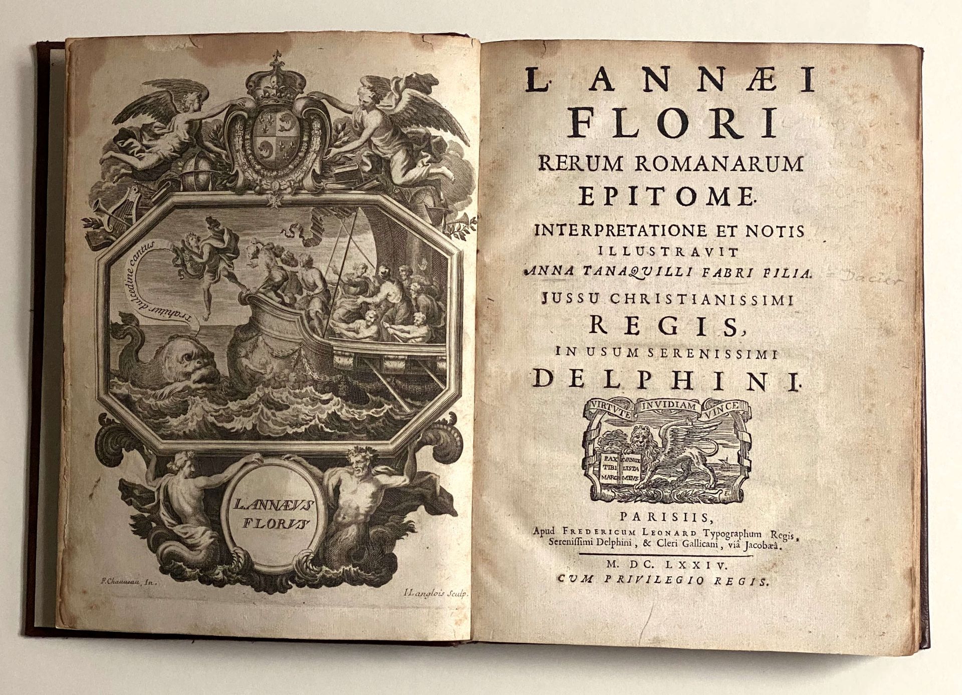 Lucius Annaeus Florus, Römische Geschichte (Paris 1674)