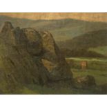 Robert Haag, Felsen-Monolithe in Sommerlandschaft