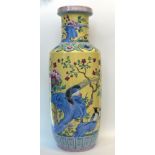 Chinesische Vase Famille Rose