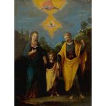 Altmeister der Italienischen Schule, Die Heilige Familie und die Heilige Dreifaltigke
