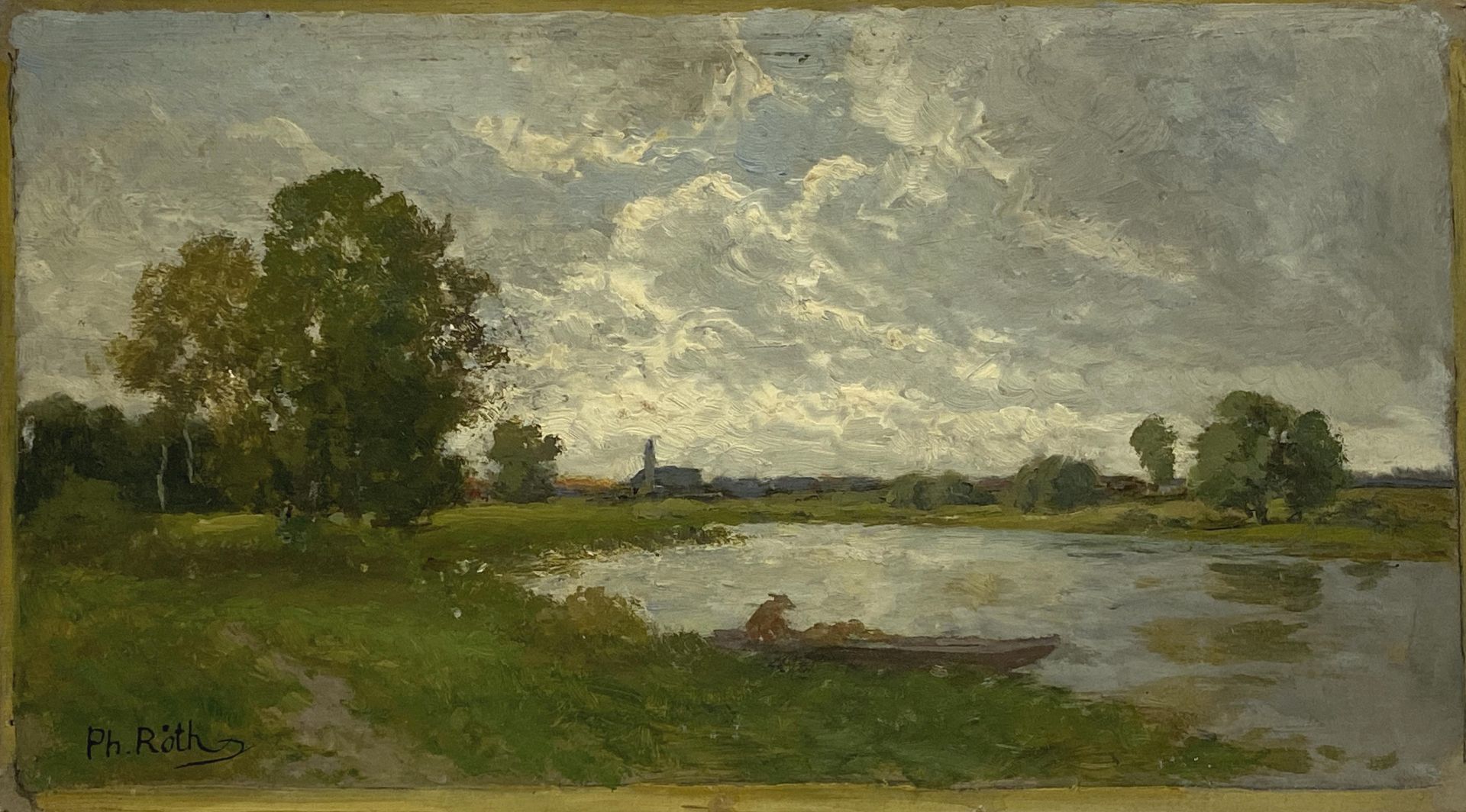 Philipp Röth, Landschaft bei Germering