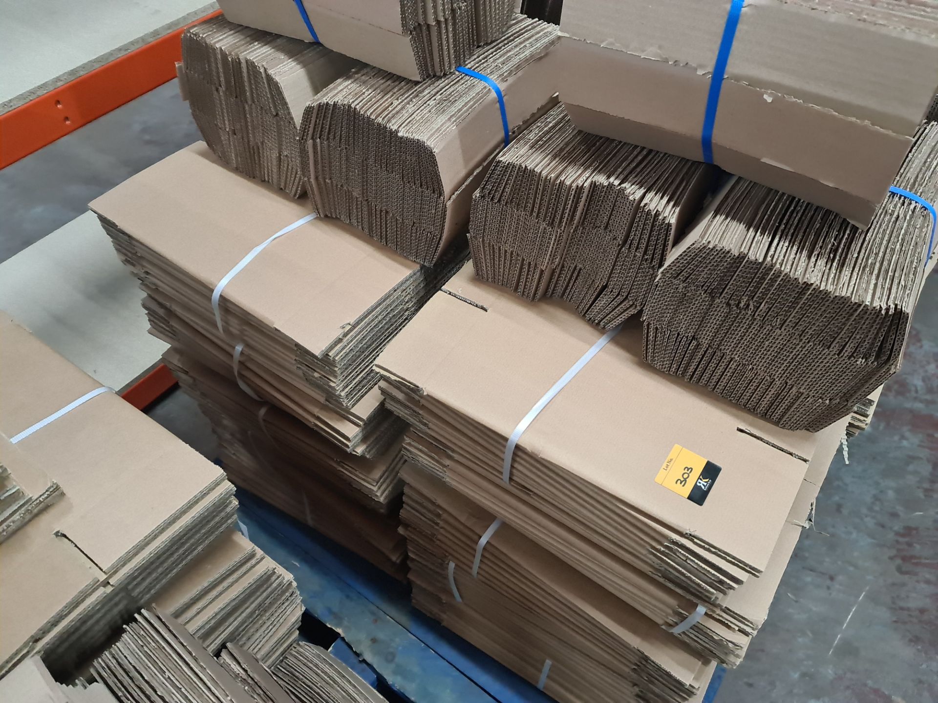 The contents of a pallet of cardboard boxes comprising approximately 300 boxes and 300 inserts; 200 - Image 7 of 12