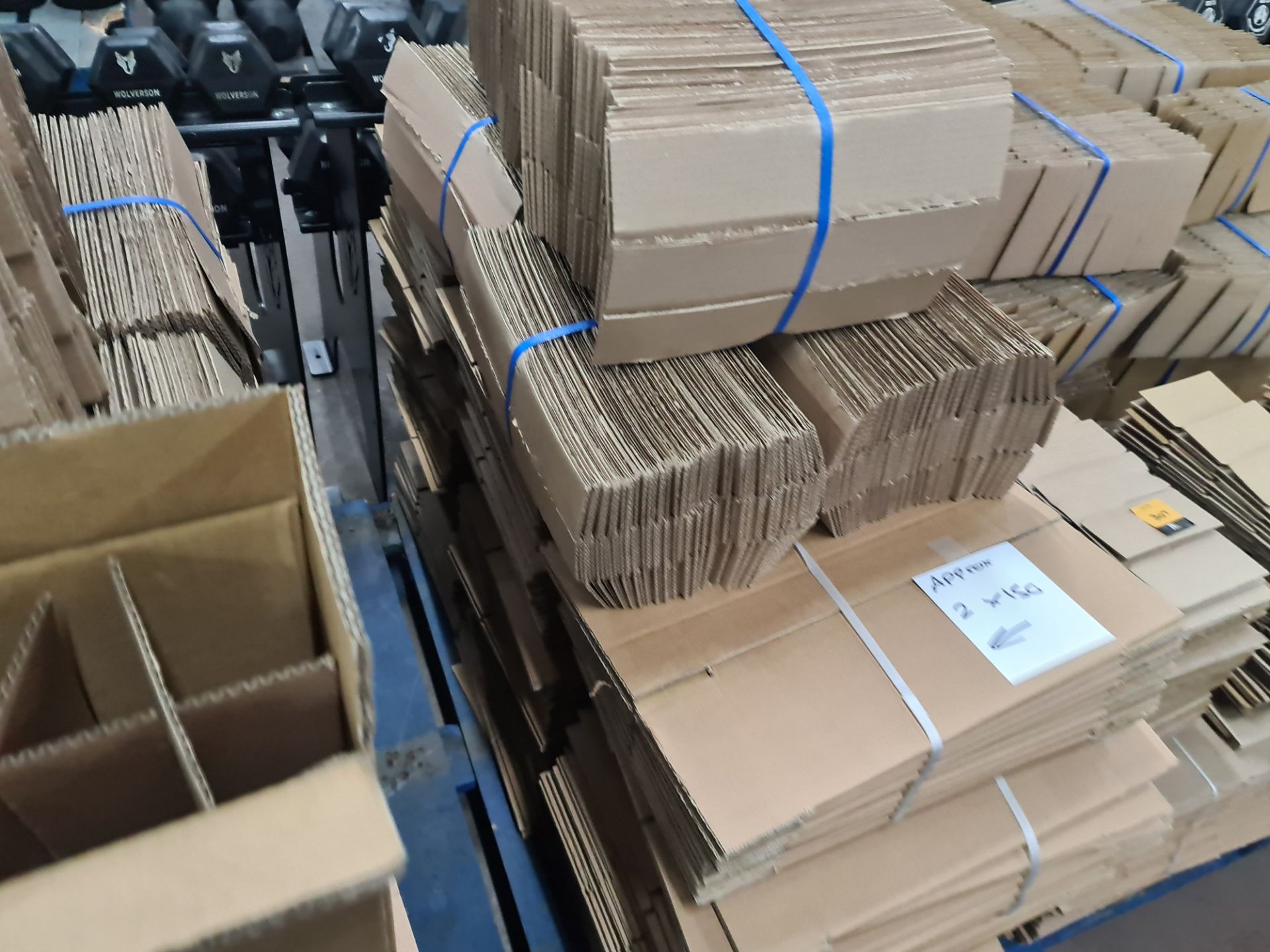 The contents of a pallet of cardboard boxes comprising approximately 300 boxes and 300 inserts; 200 - Image 10 of 14