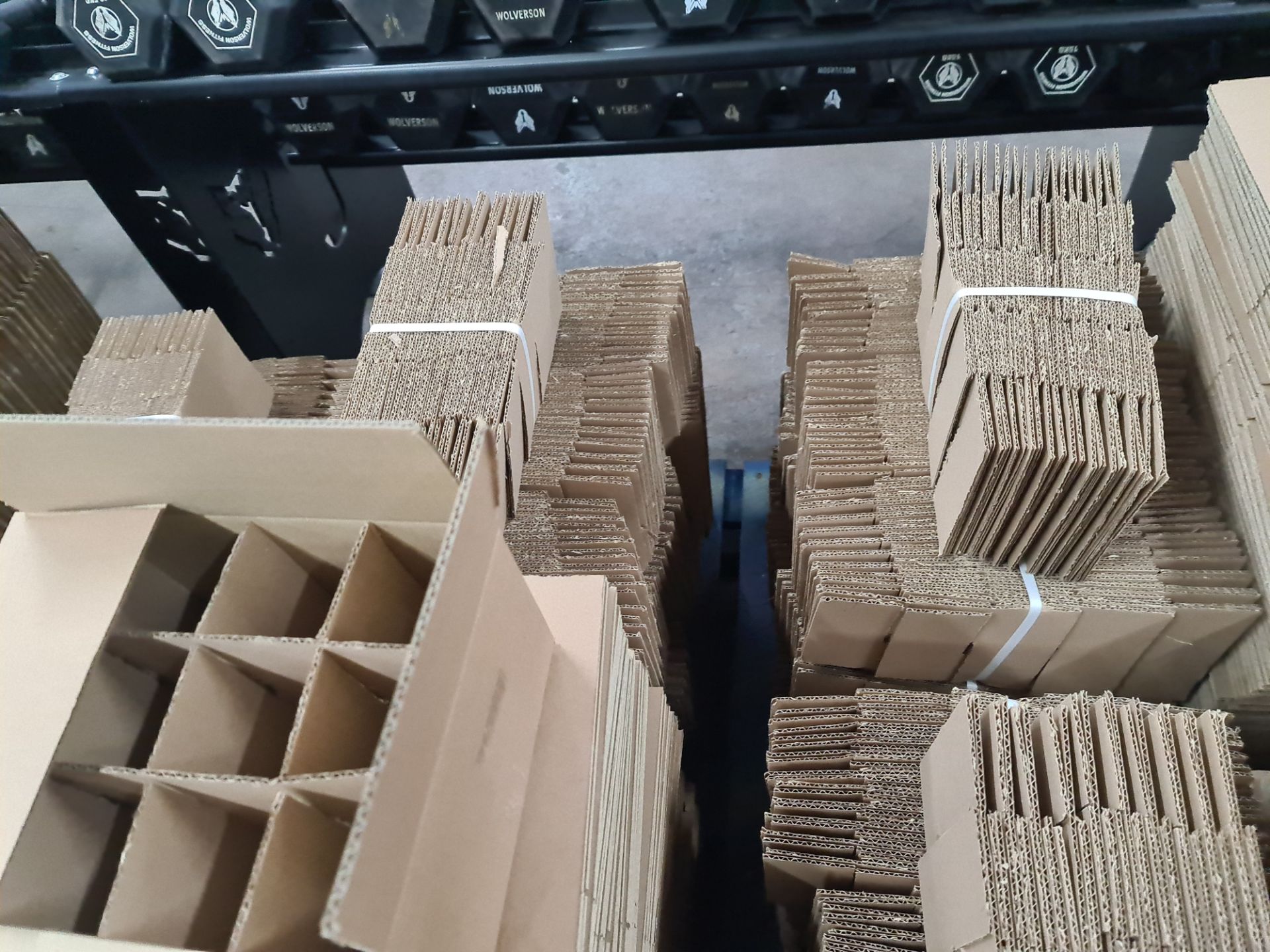 The contents of a pallet of cardboard boxes comprising approximately 300 boxes and 300 inserts in to - Image 7 of 8