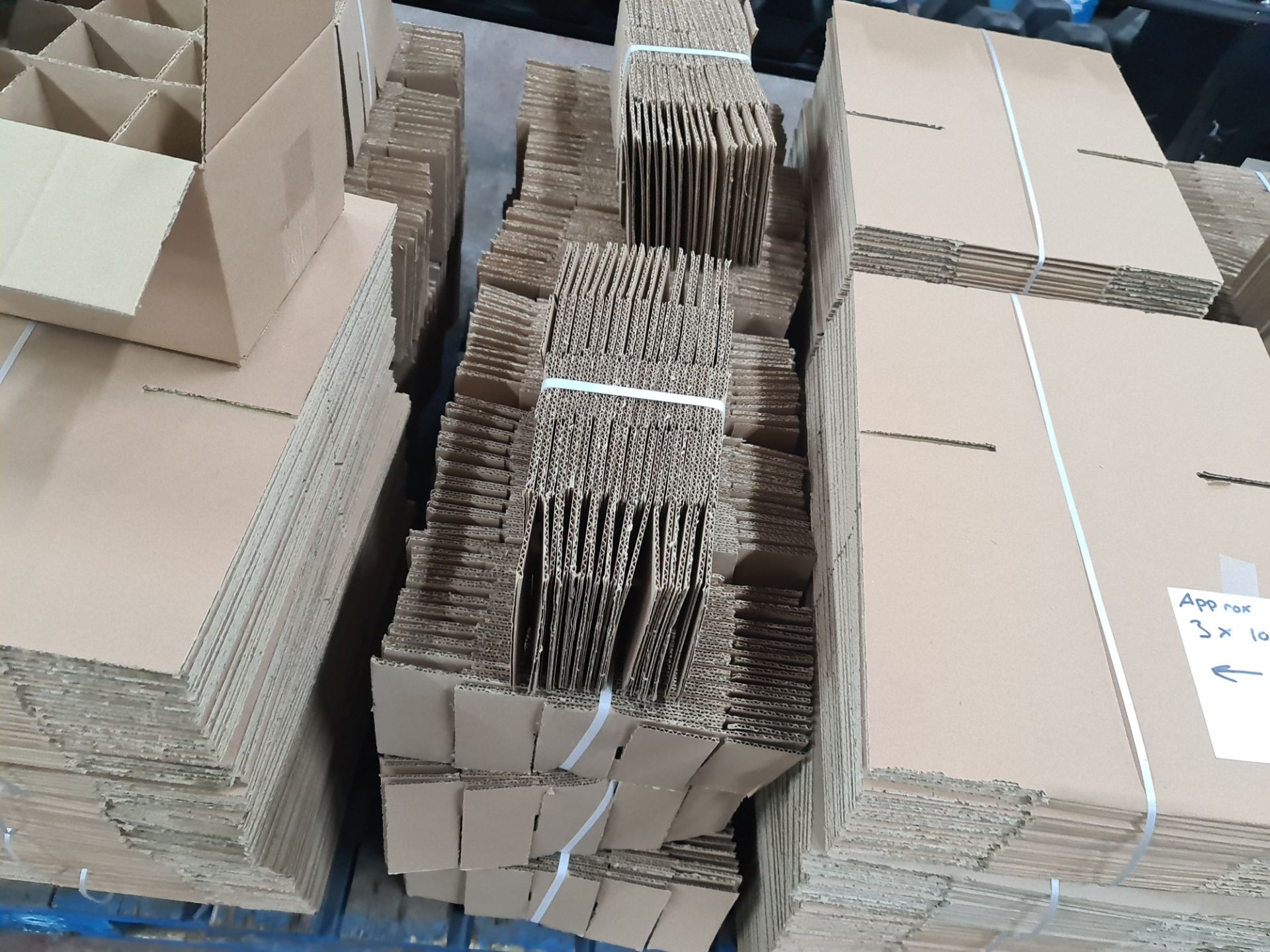 The contents of a pallet of cardboard boxes comprising approximately 300 boxes and 300 inserts in to - Image 10 of 10