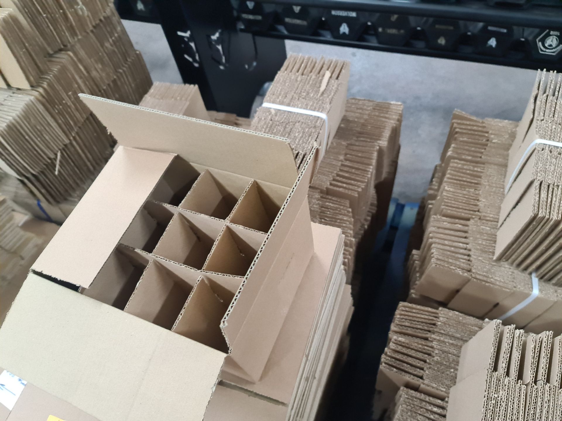 The contents of a pallet of cardboard boxes comprising approximately 300 boxes and 300 inserts in to - Image 8 of 8