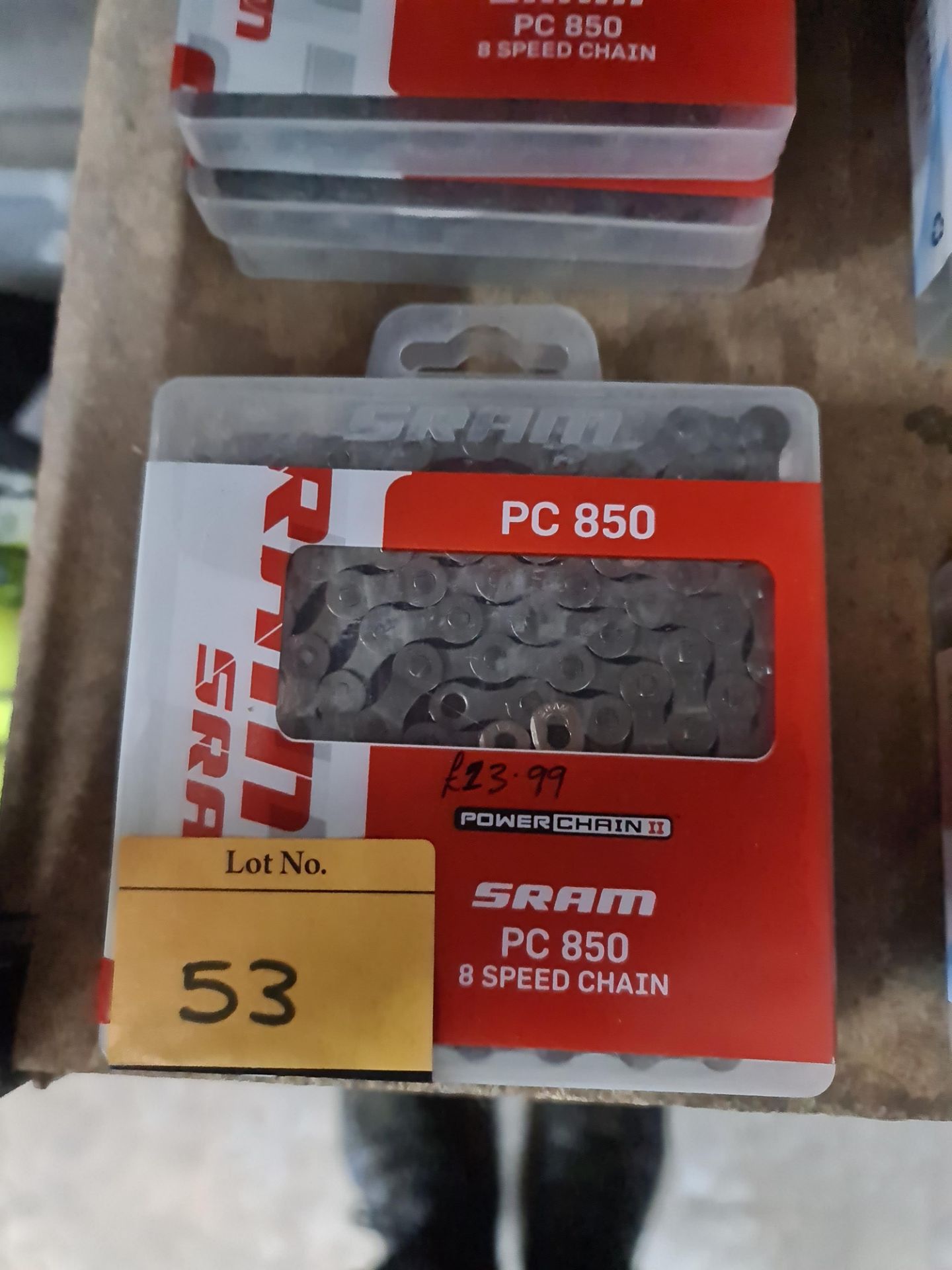 6 off power chain SRAM model PC850 8 speed chains - Image 2 of 4