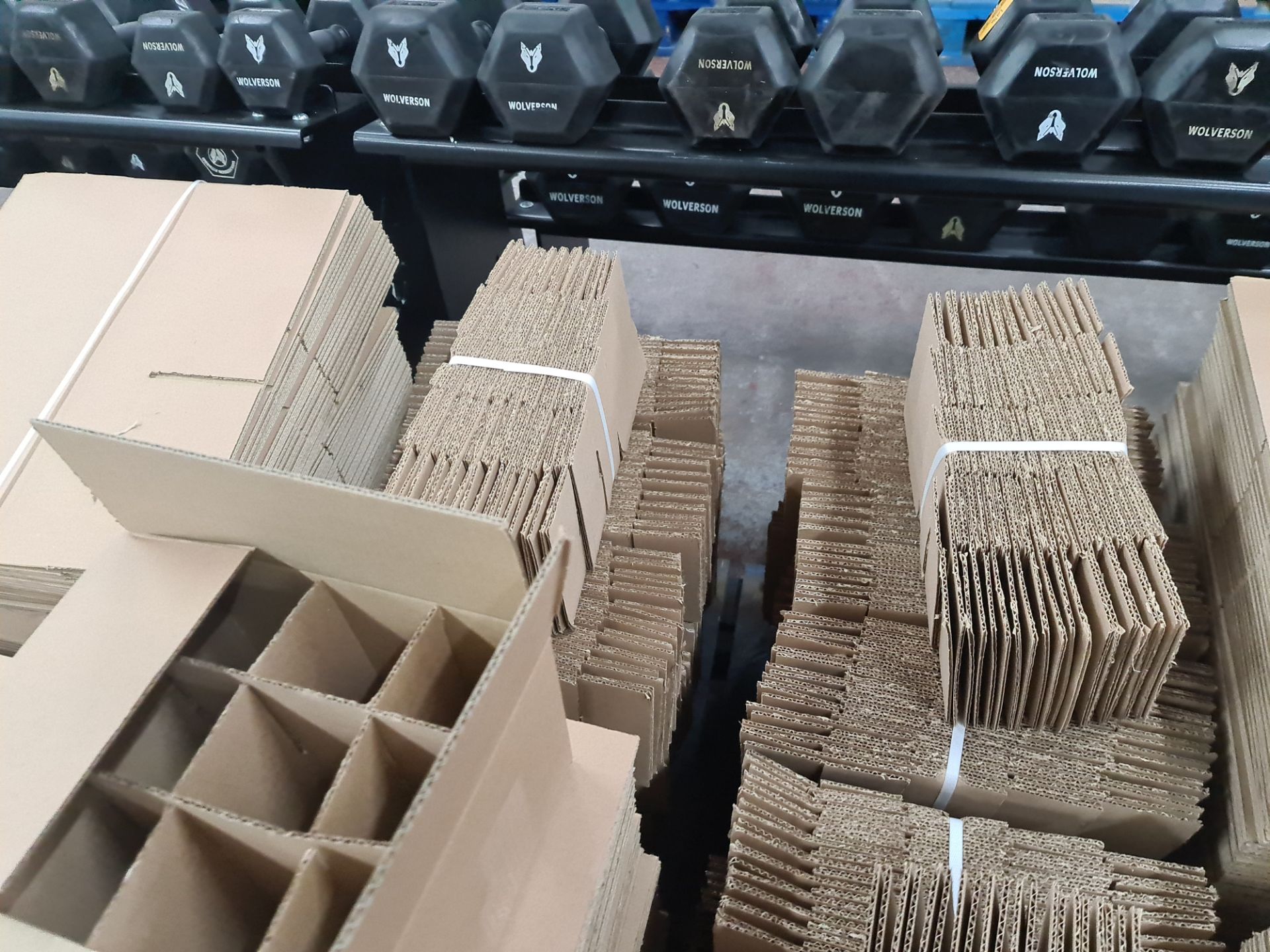 The contents of a pallet of cardboard boxes comprising approximately 300 boxes and 300 inserts in to - Image 7 of 10