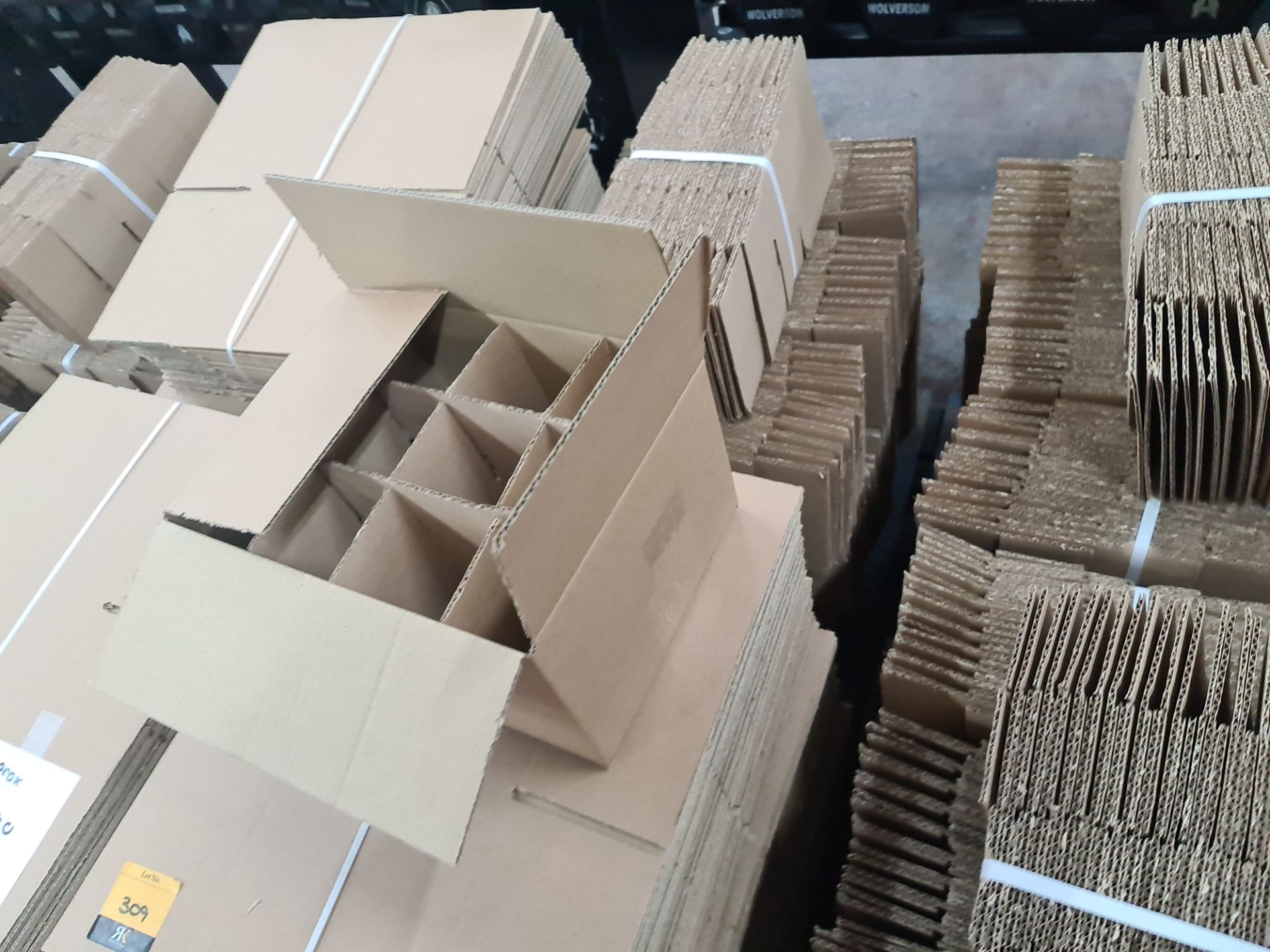 The contents of a pallet of cardboard boxes comprising approximately 300 boxes and 300 inserts in to - Image 8 of 10