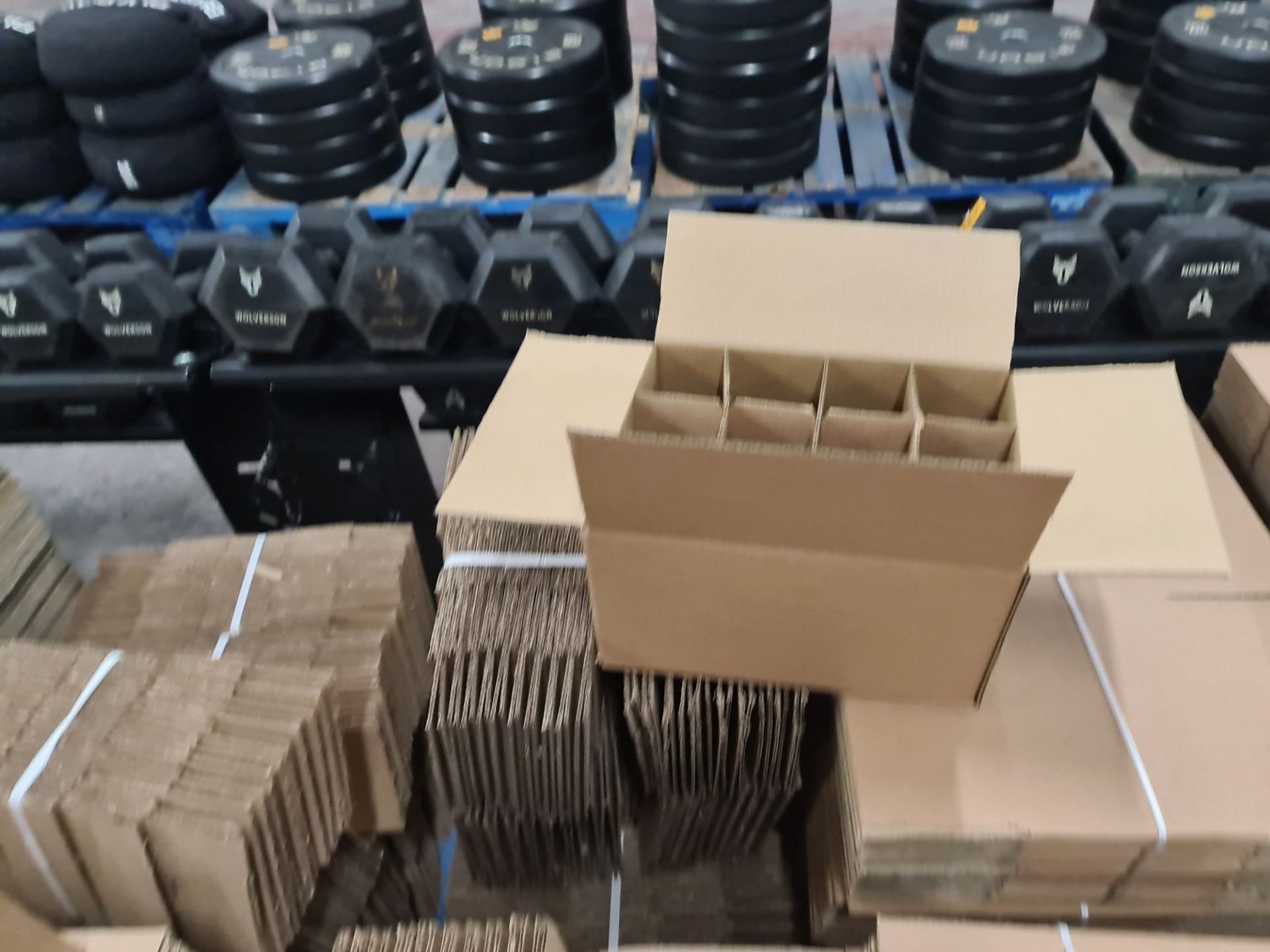 The contents of a pallet of cardboard boxes comprising approximately 300 boxes and 300 inserts in to - Image 8 of 10
