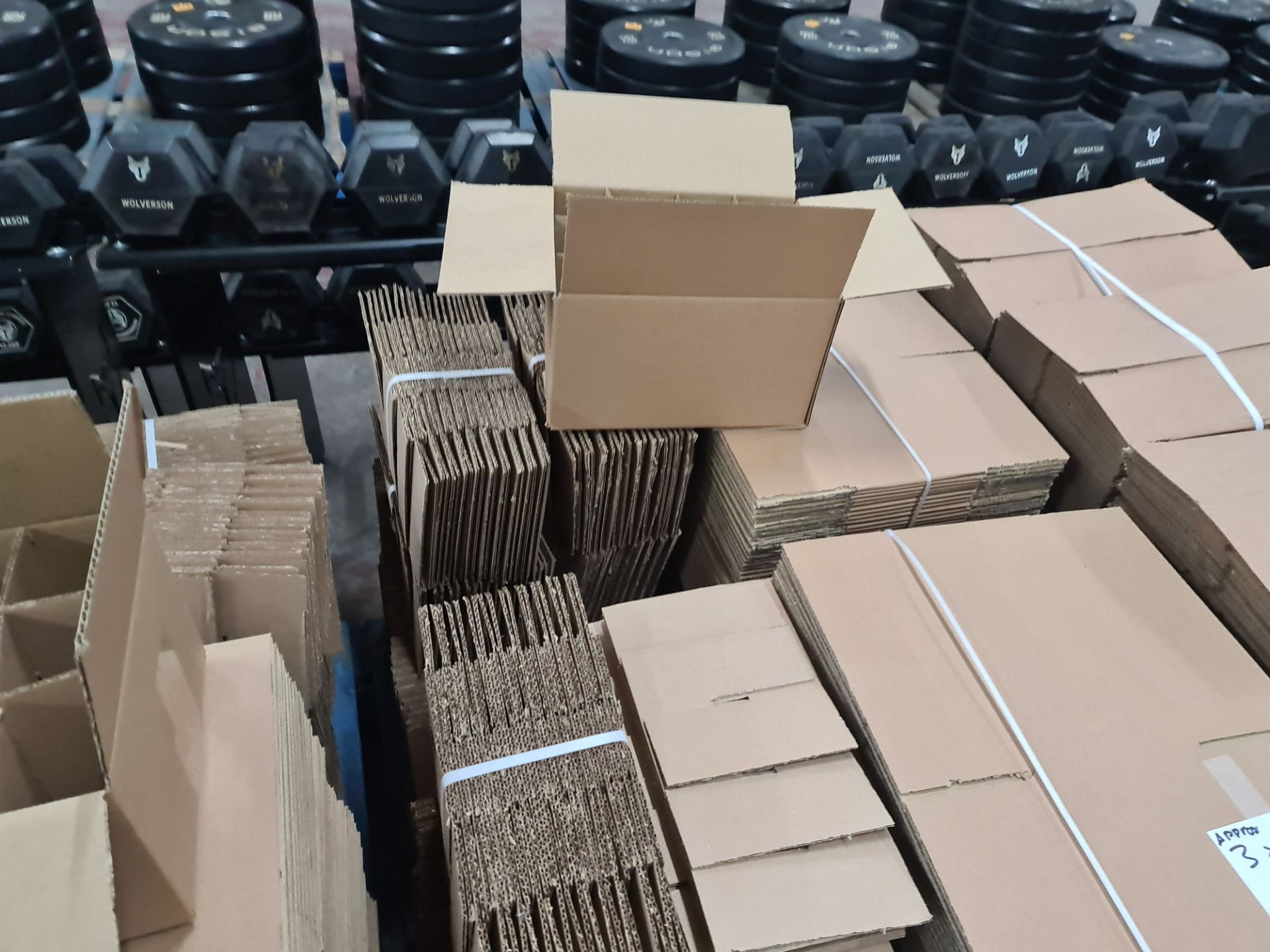 The contents of a pallet of cardboard boxes comprising approximately 300 boxes and 300 inserts in to - Image 5 of 10