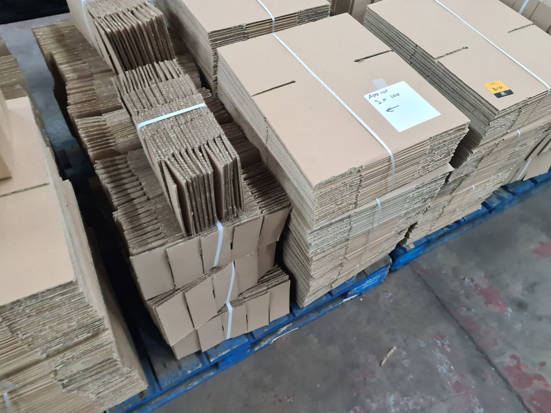 The contents of a pallet of cardboard boxes comprising approximately 300 boxes and 300 inserts in to - Image 5 of 10