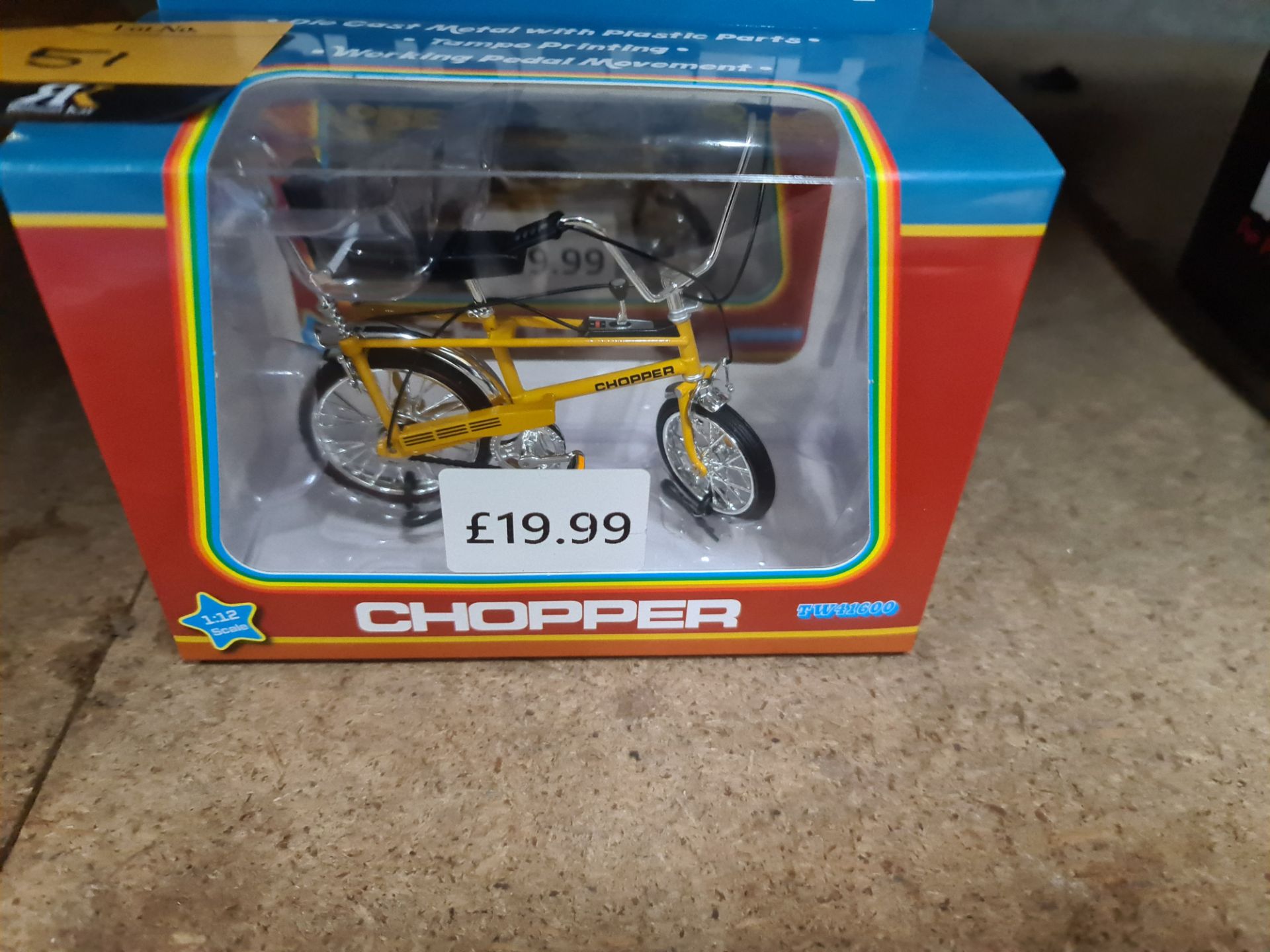 2 off The Hot One Chopper die cast metal toys - Image 2 of 4