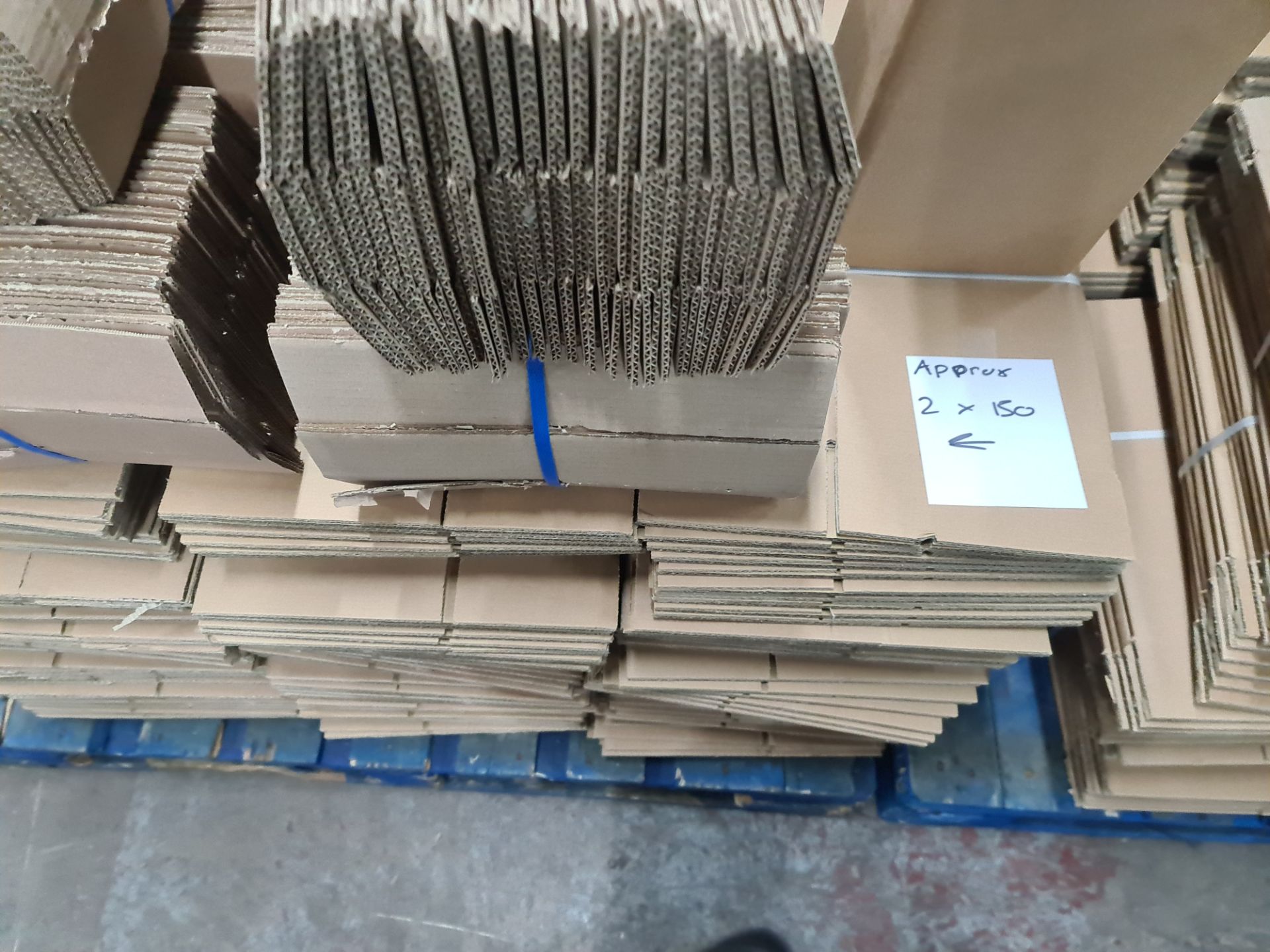 The contents of a pallet of cardboard boxes comprising approximately 300 boxes and 300 inserts; 200 - Image 12 of 12