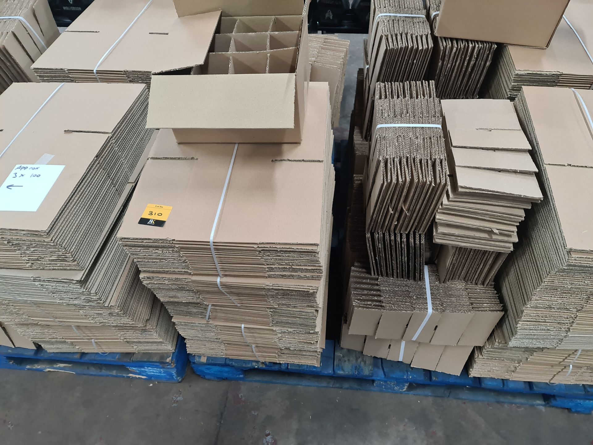 The contents of a pallet of cardboard boxes comprising approximately 300 boxes and 300 inserts in to - Image 4 of 10