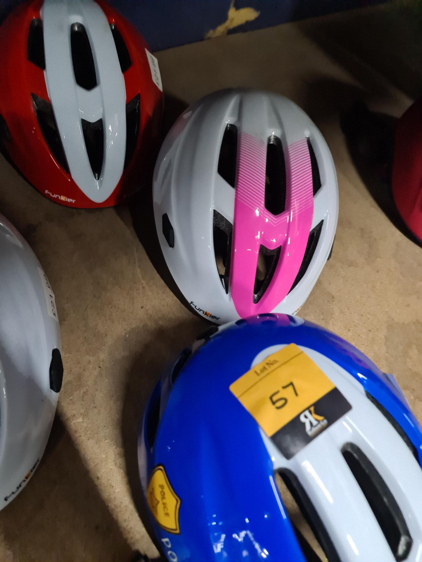 5 off Funkier bicycle helmets - all size XS, all unboxed - Image 3 of 5