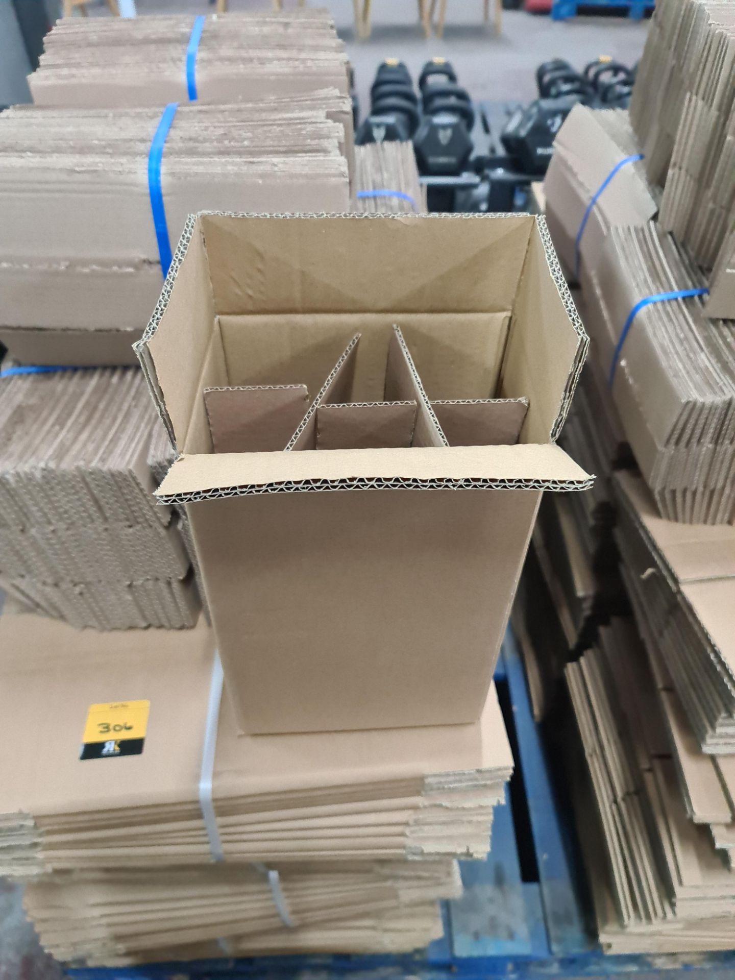 The contents of a pallet of cardboard boxes comprising approximately 300 boxes and 300 inserts; 200 - Image 2 of 14