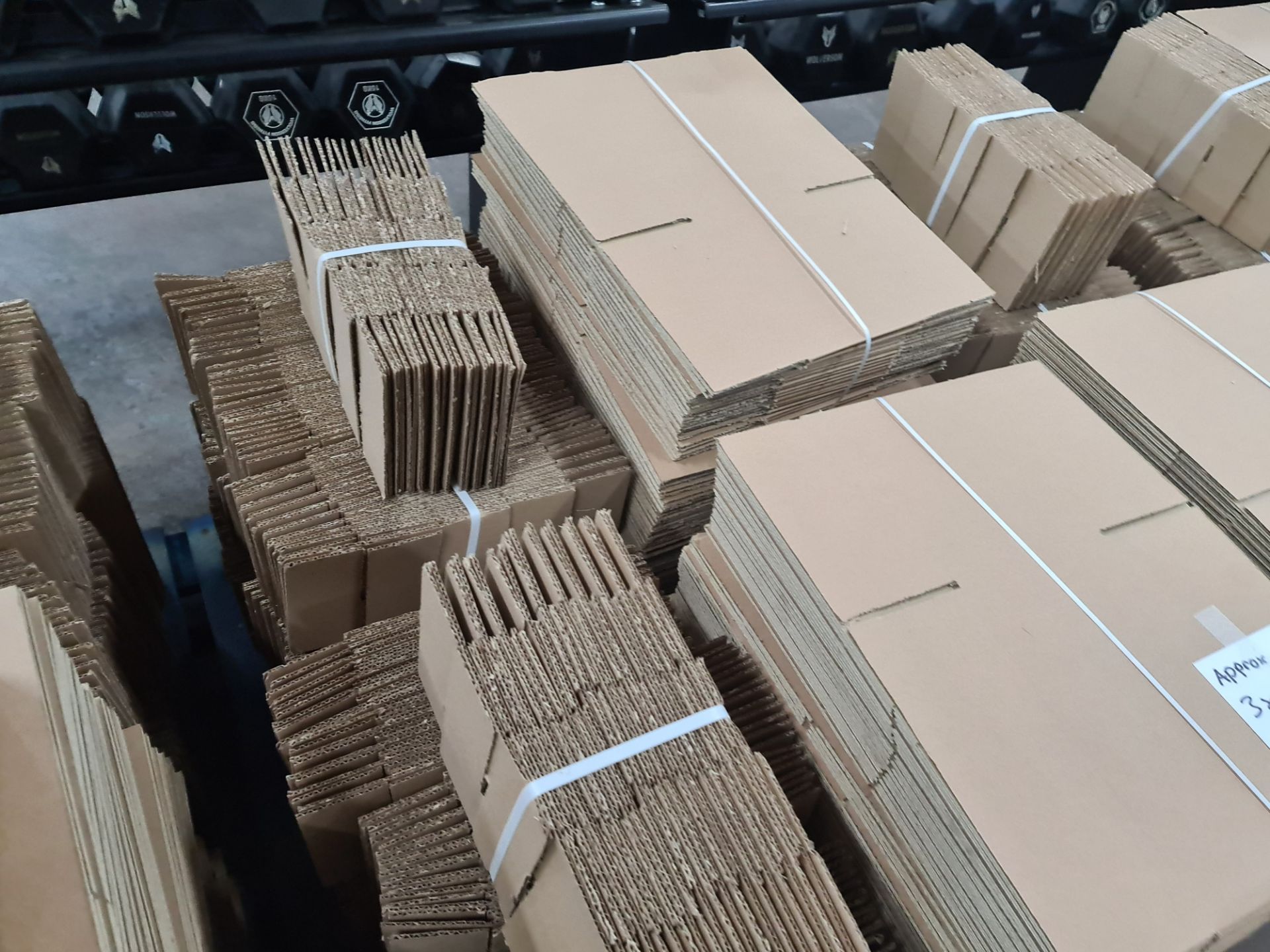 The contents of a pallet of cardboard boxes comprising approximately 300 boxes and 300 inserts in to - Image 6 of 8
