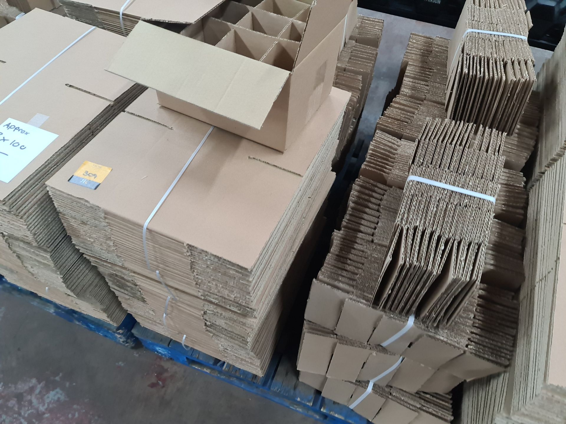 The contents of a pallet of cardboard boxes comprising approximately 300 boxes and 300 inserts in to - Image 9 of 10