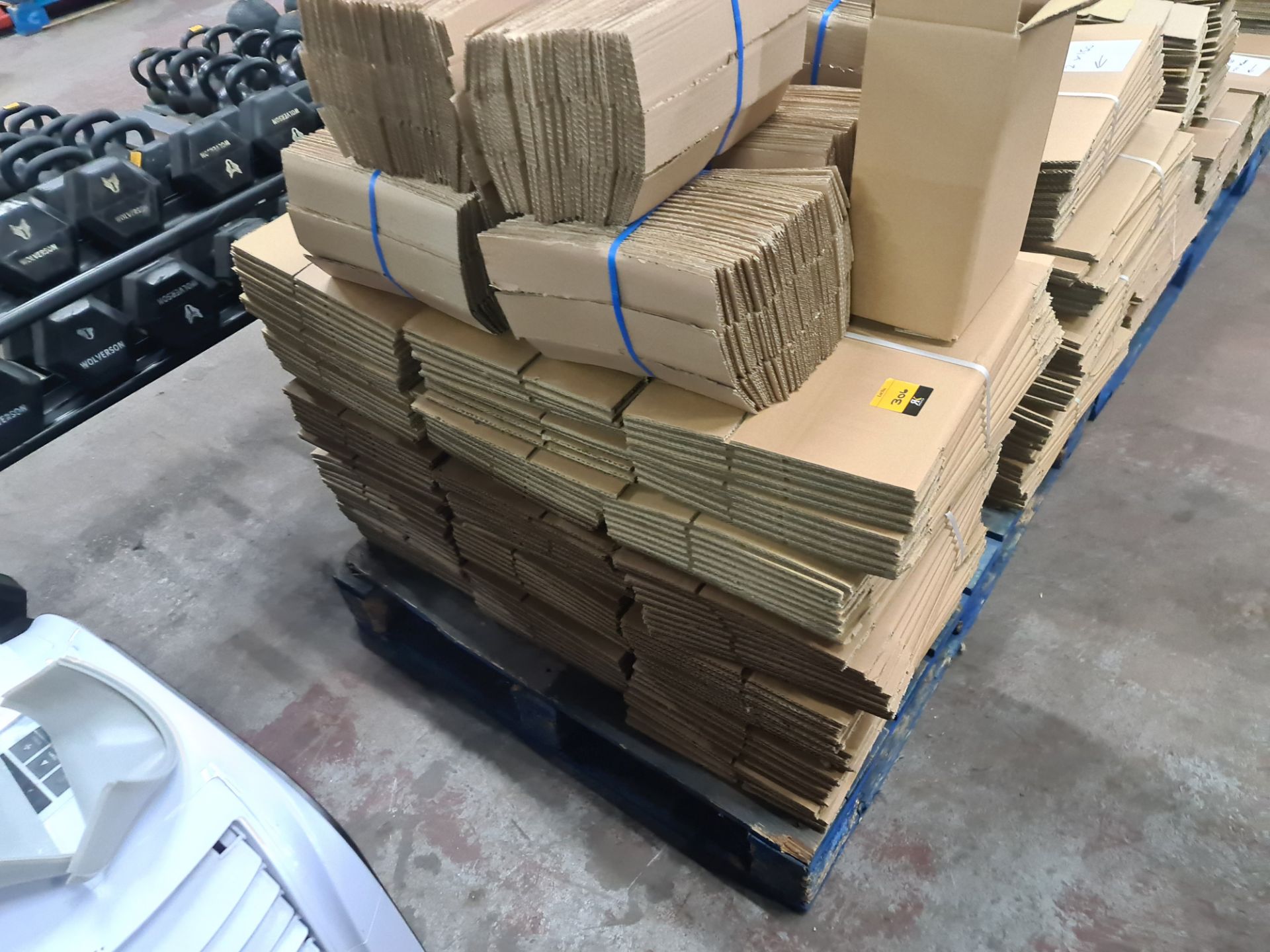 The contents of a pallet of cardboard boxes comprising approximately 300 boxes and 300 inserts; 200 - Image 8 of 14