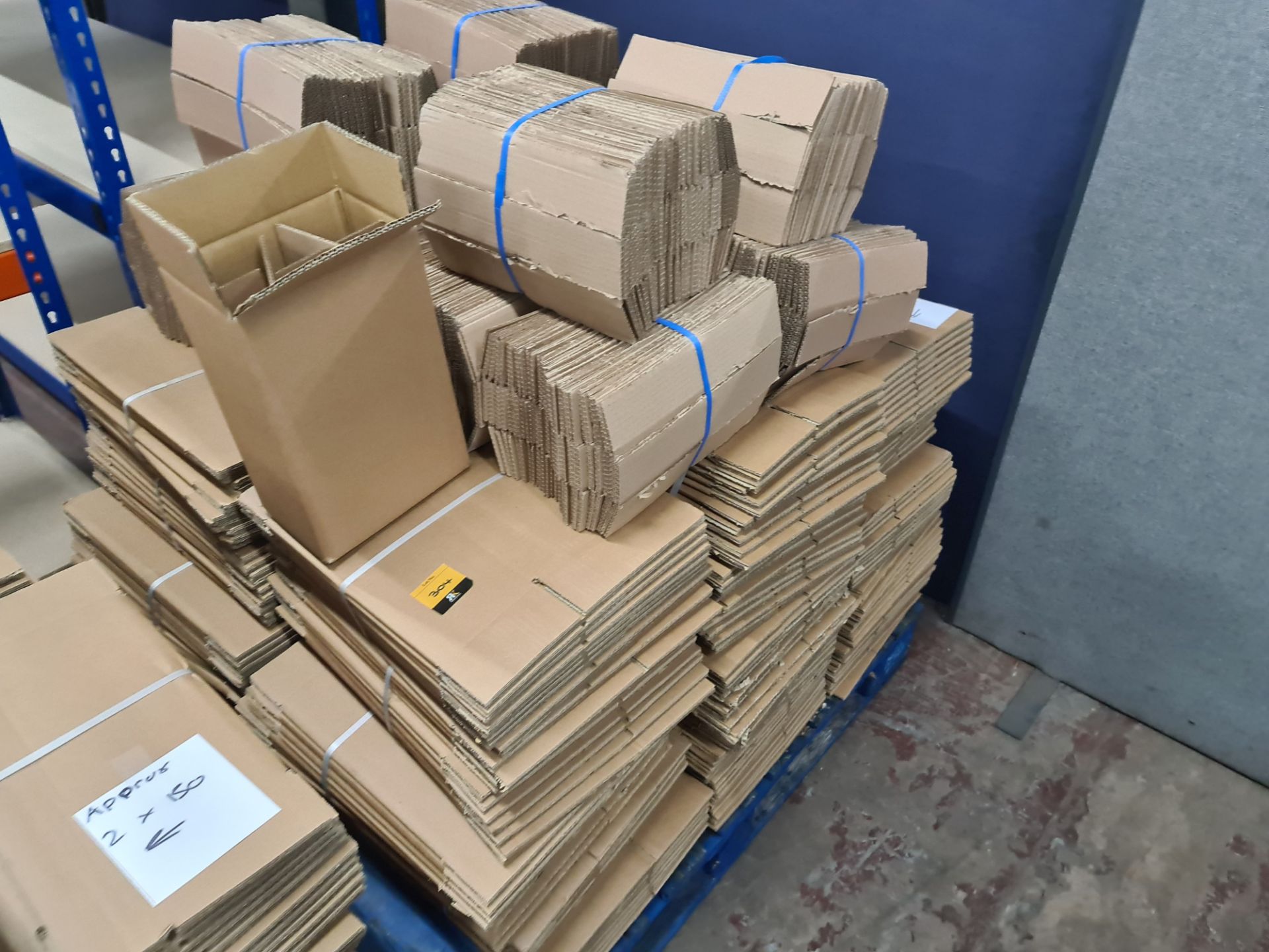 The contents of a pallet of cardboard boxes comprising approximately 300 boxes and 300 inserts; 200 - Image 3 of 10