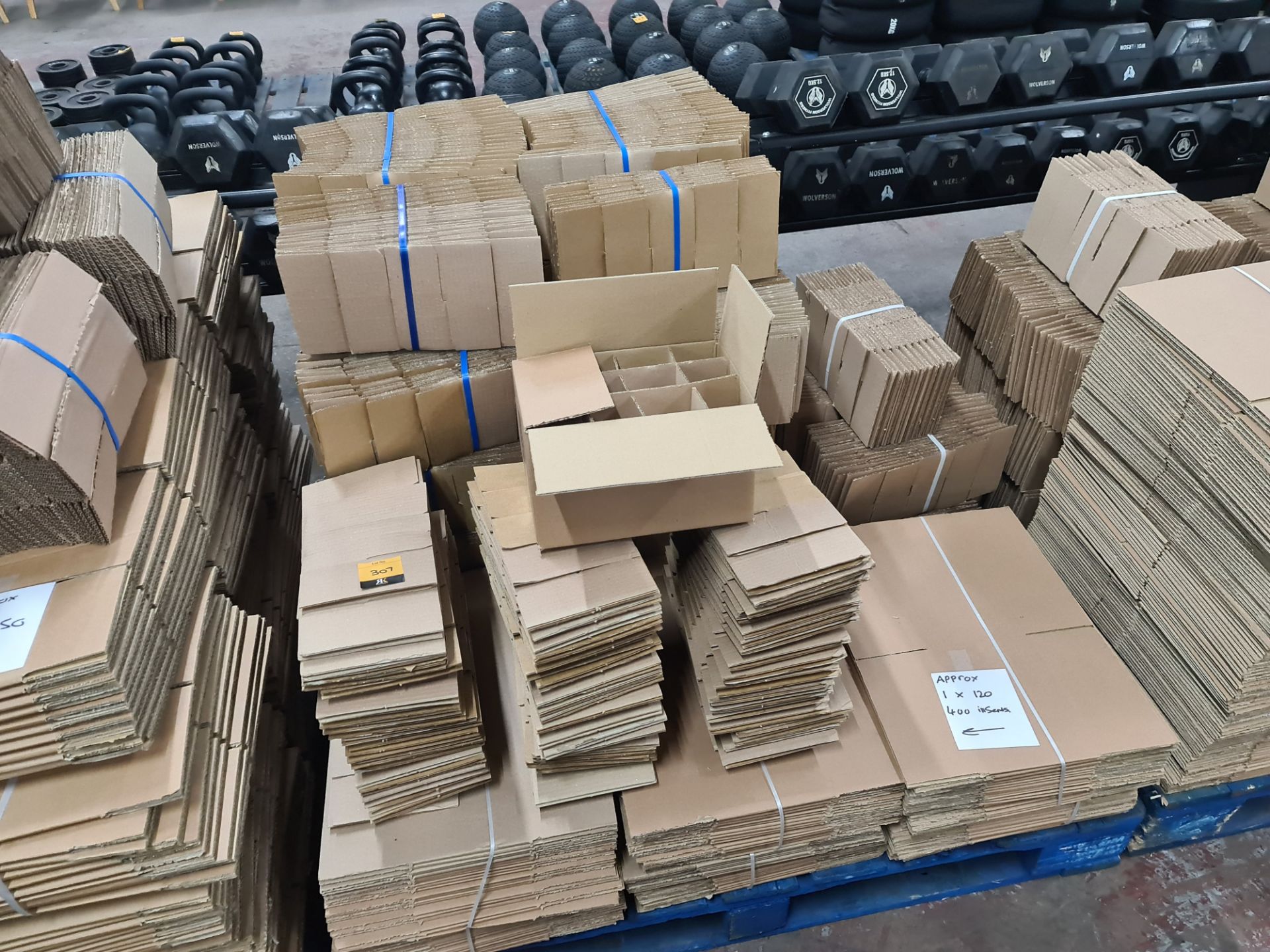 The contents of a pallet of cardboard boxes comprising approximately 120 boxes and 400 inserts; 266 - Image 7 of 8
