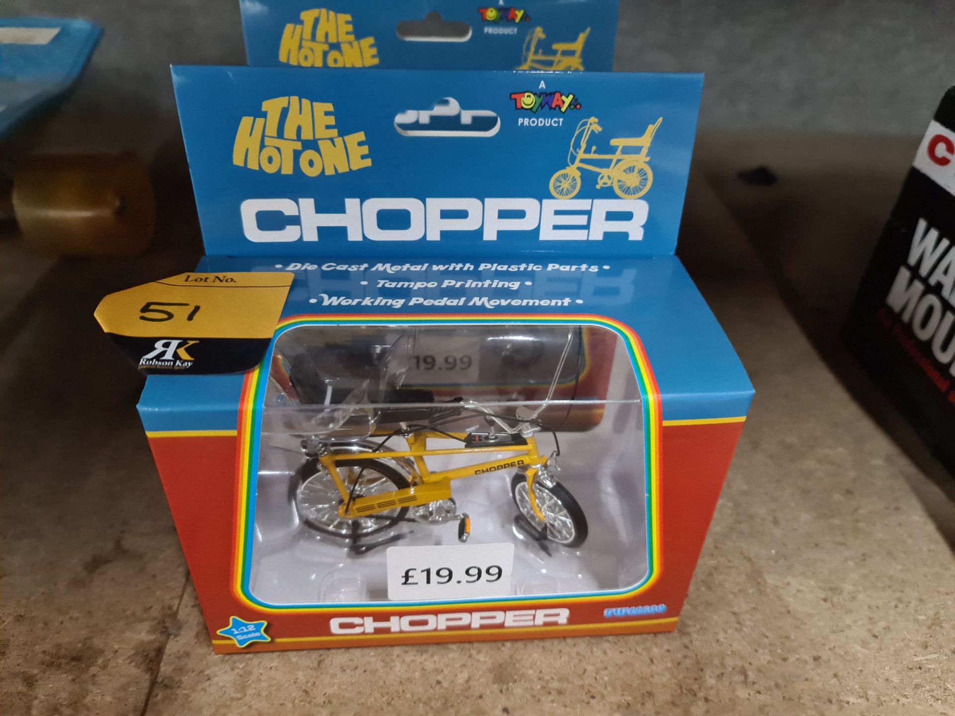 2 off The Hot One Chopper die cast metal toys - Image 3 of 4
