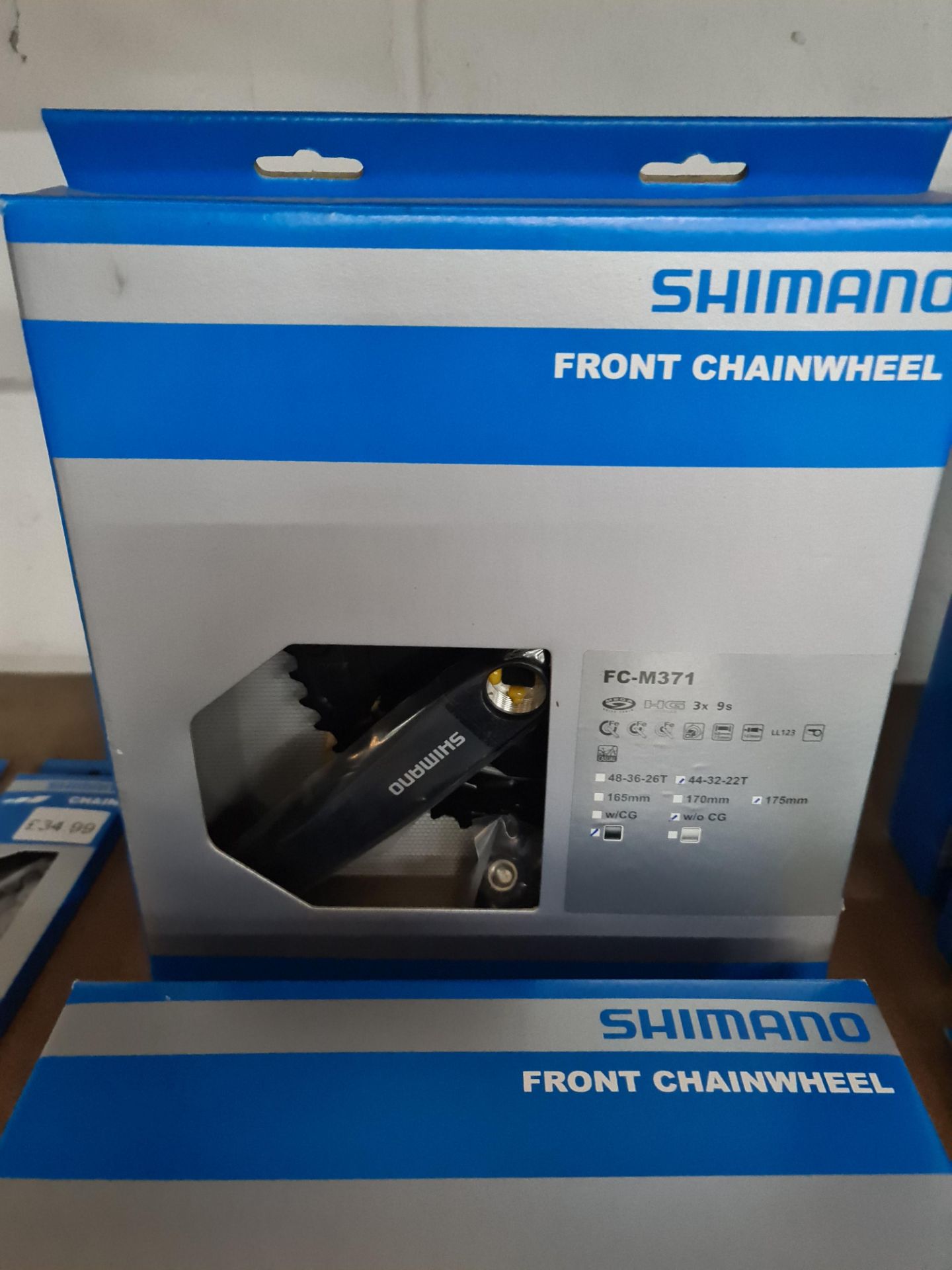 2 off Shimano model FCM371 front chainwheels - Image 3 of 3