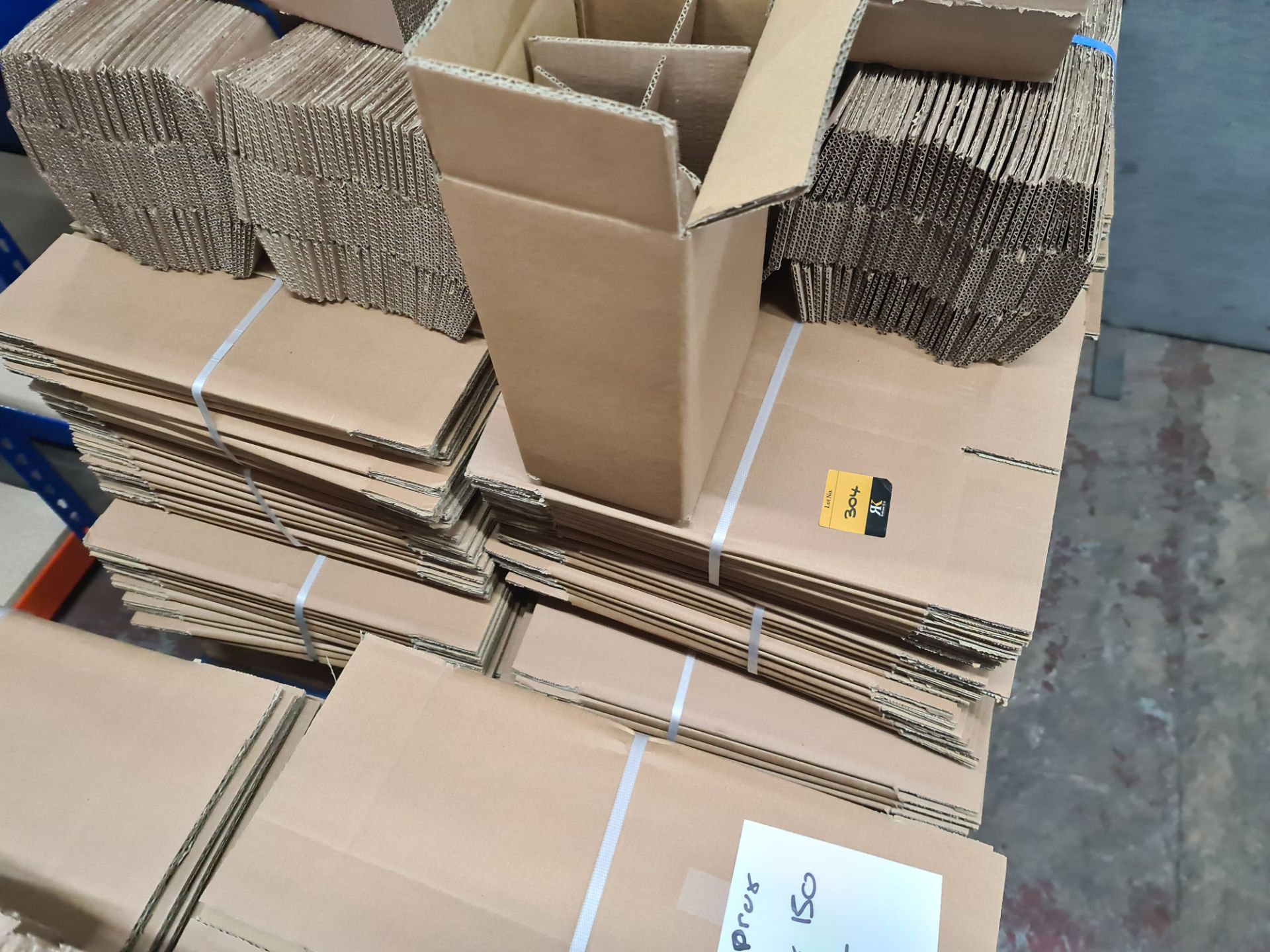 The contents of a pallet of cardboard boxes comprising approximately 300 boxes and 300 inserts; 200 - Image 6 of 10