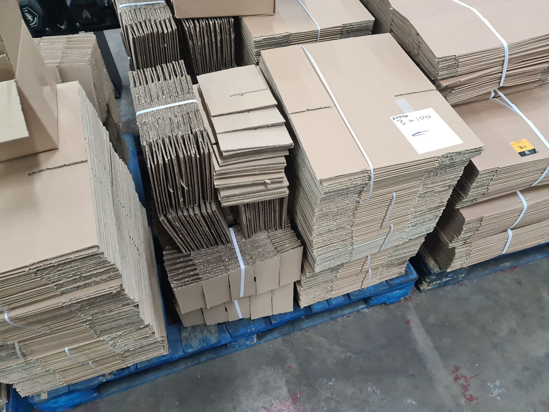 The contents of a pallet of cardboard boxes comprising approximately 300 boxes and 300 inserts in to - Image 3 of 10