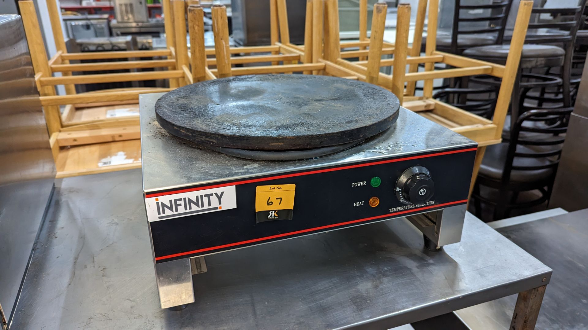 Infinity benchtop electric 1 plate crepe maker model HCM-1 - Image 3 of 5