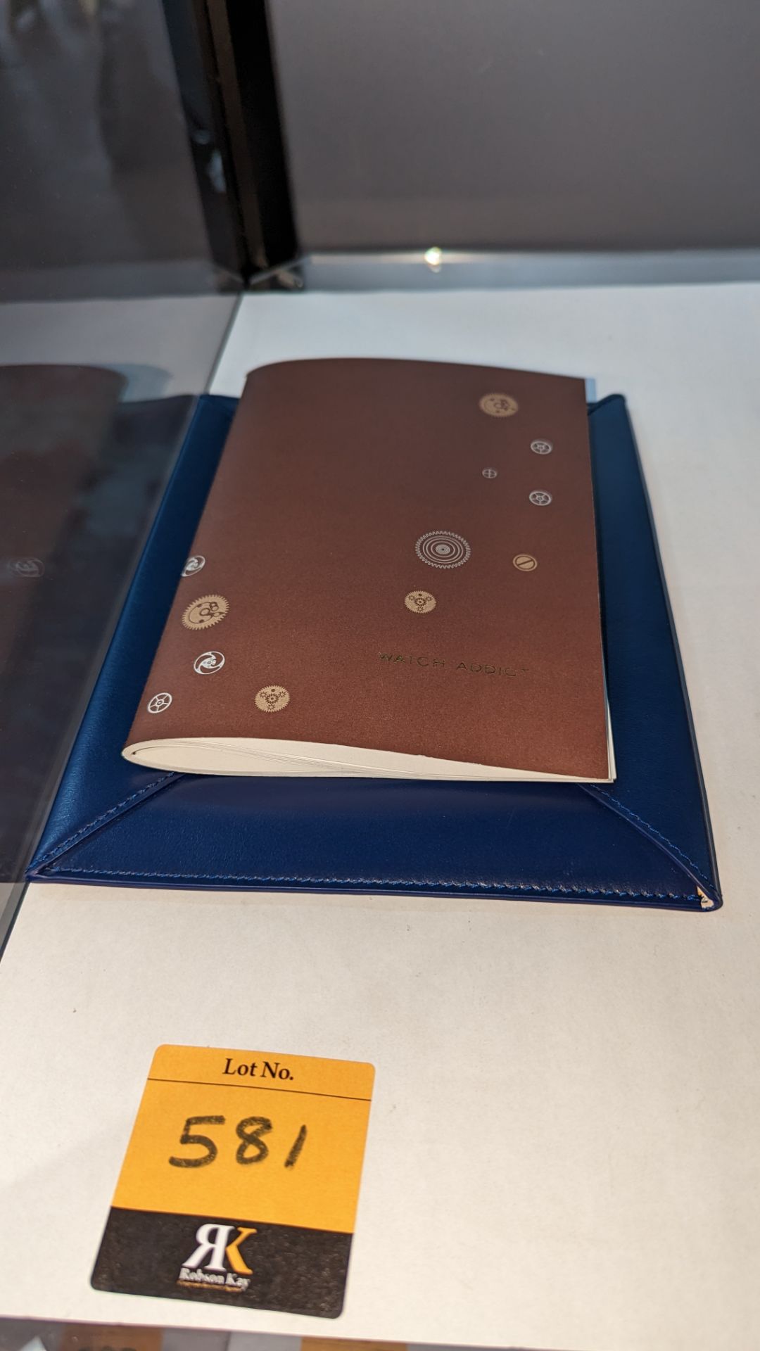 Chopard Watch Addict notebook including Chopard branded envelope in what appears to be leather